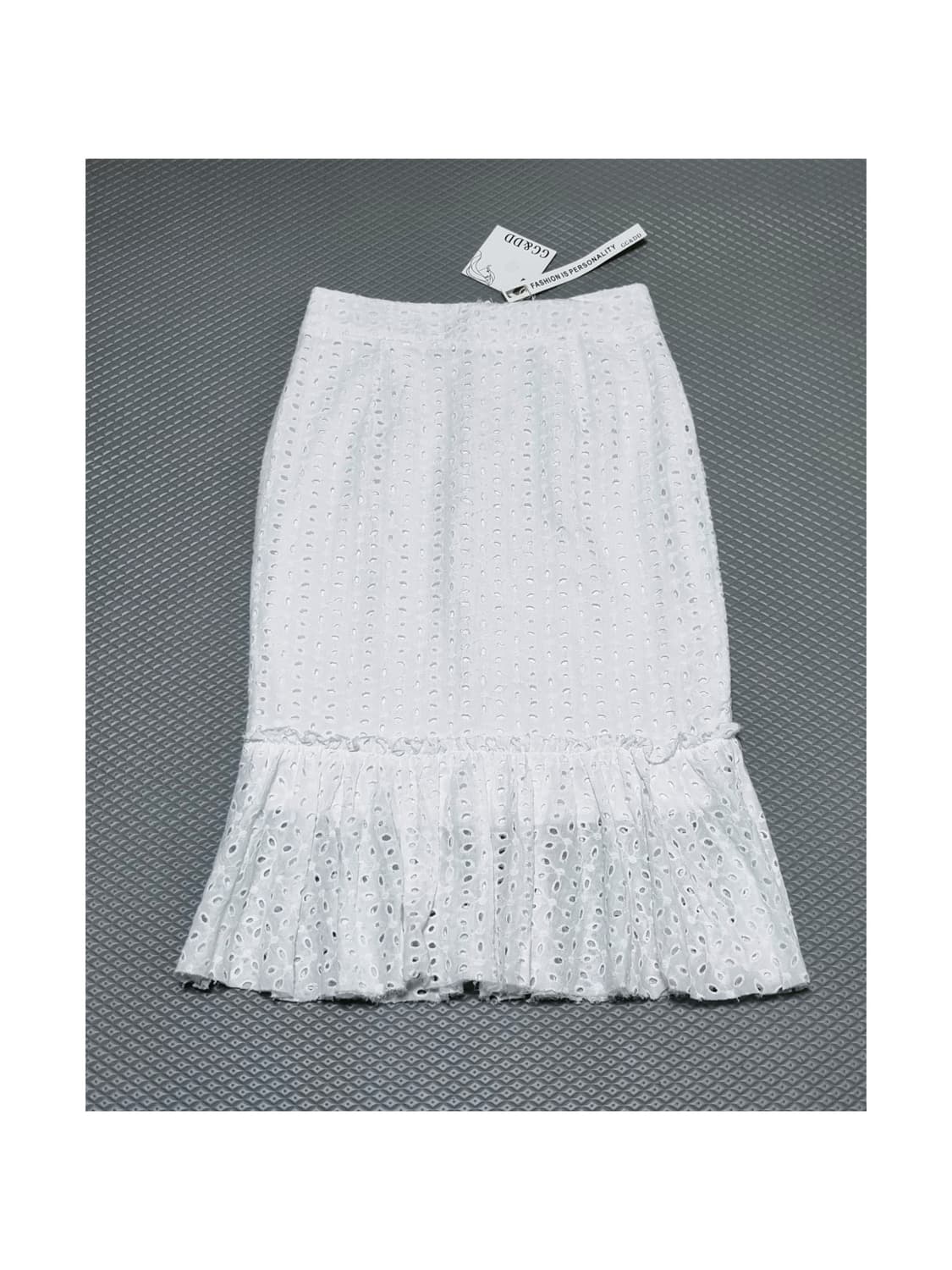 화이트 레이스 머메이드 스커트(M) 상품이미지1