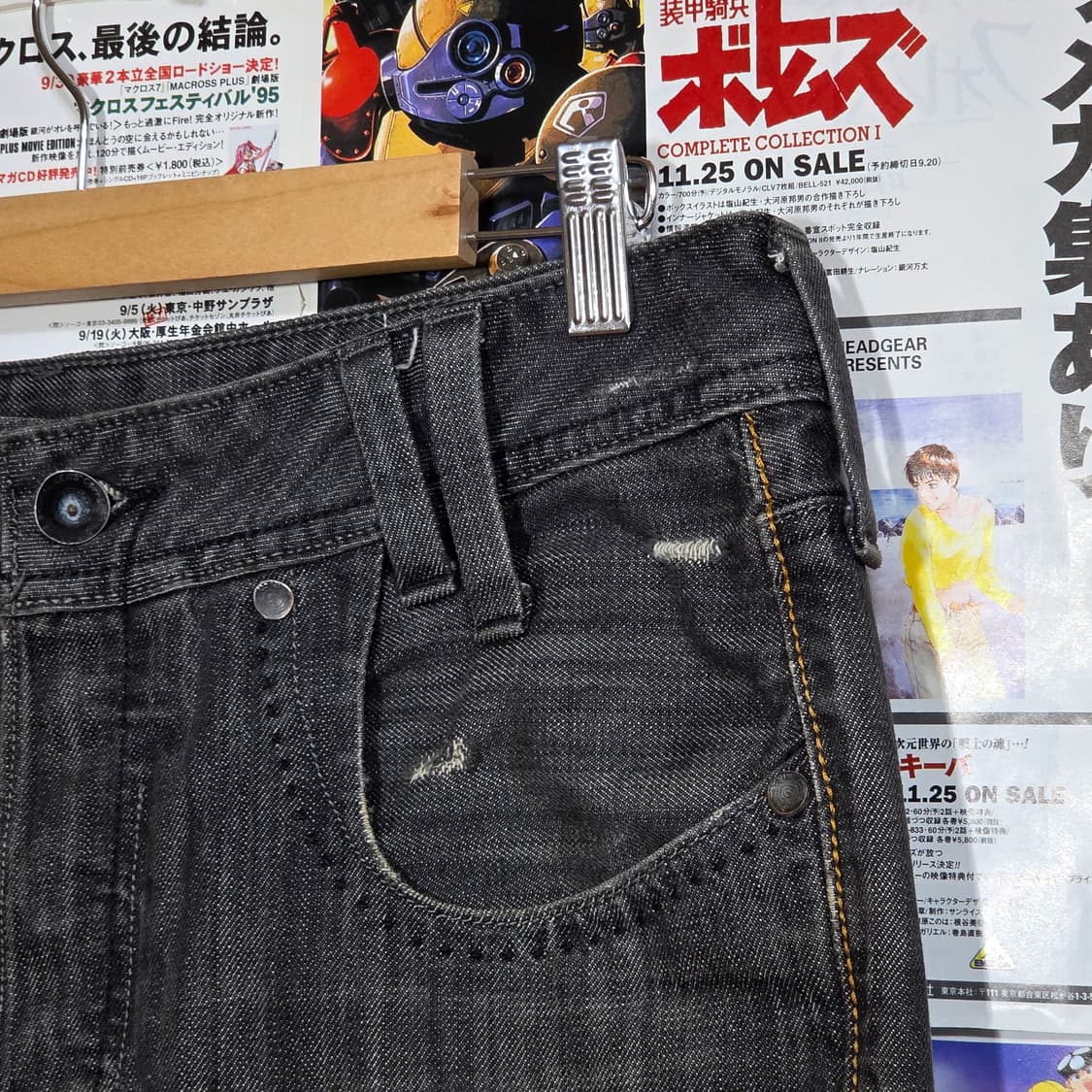 리바이스 그레이 워싱 데님 팬츠 상품이미지8