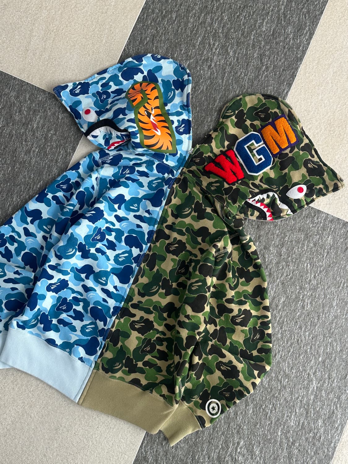 베이프 ABC 아수라 카모 풀 후드집업  상품이미지5