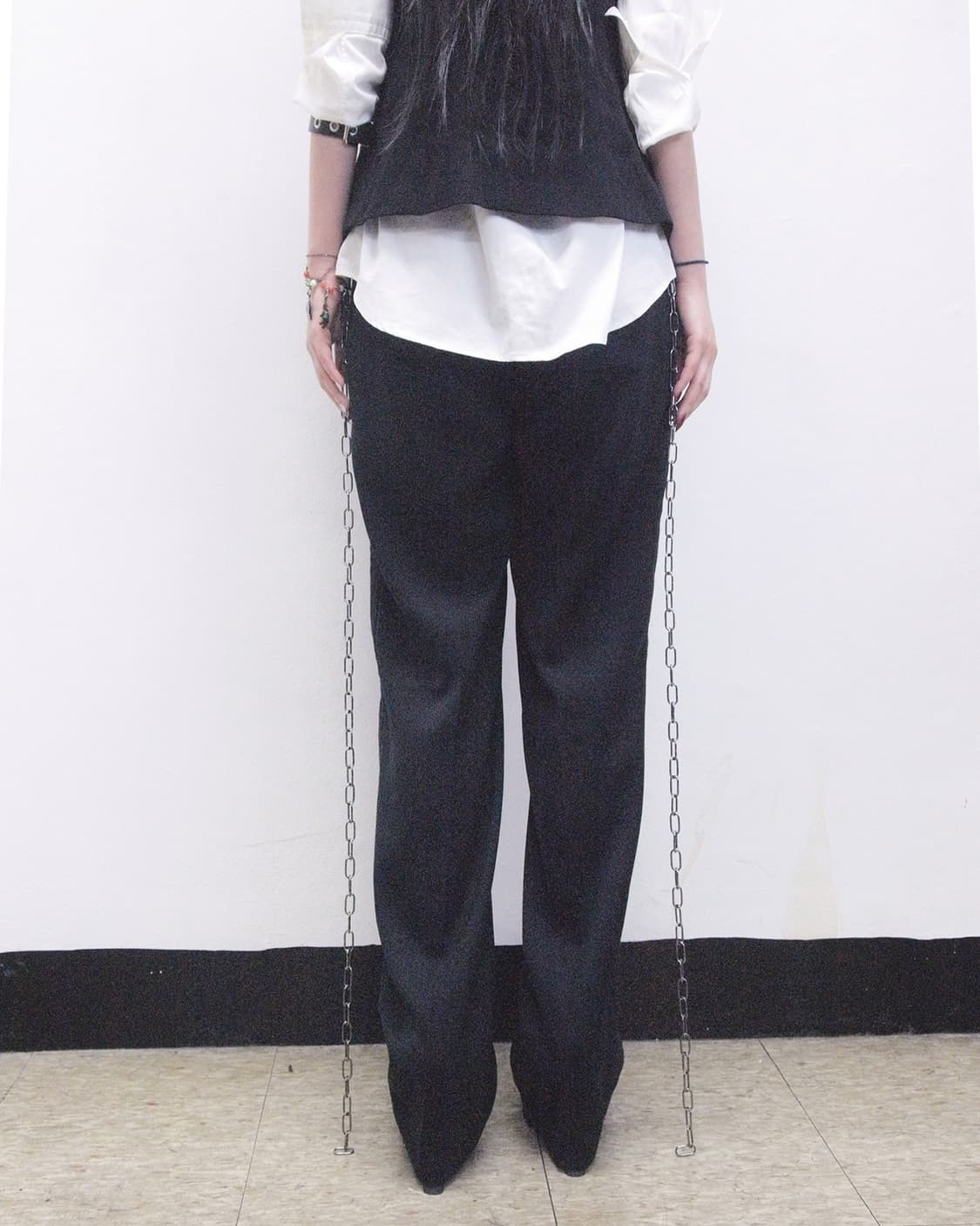 rare* 비켐버그 아카이브 사이드체인 트라우져 상품이미지4