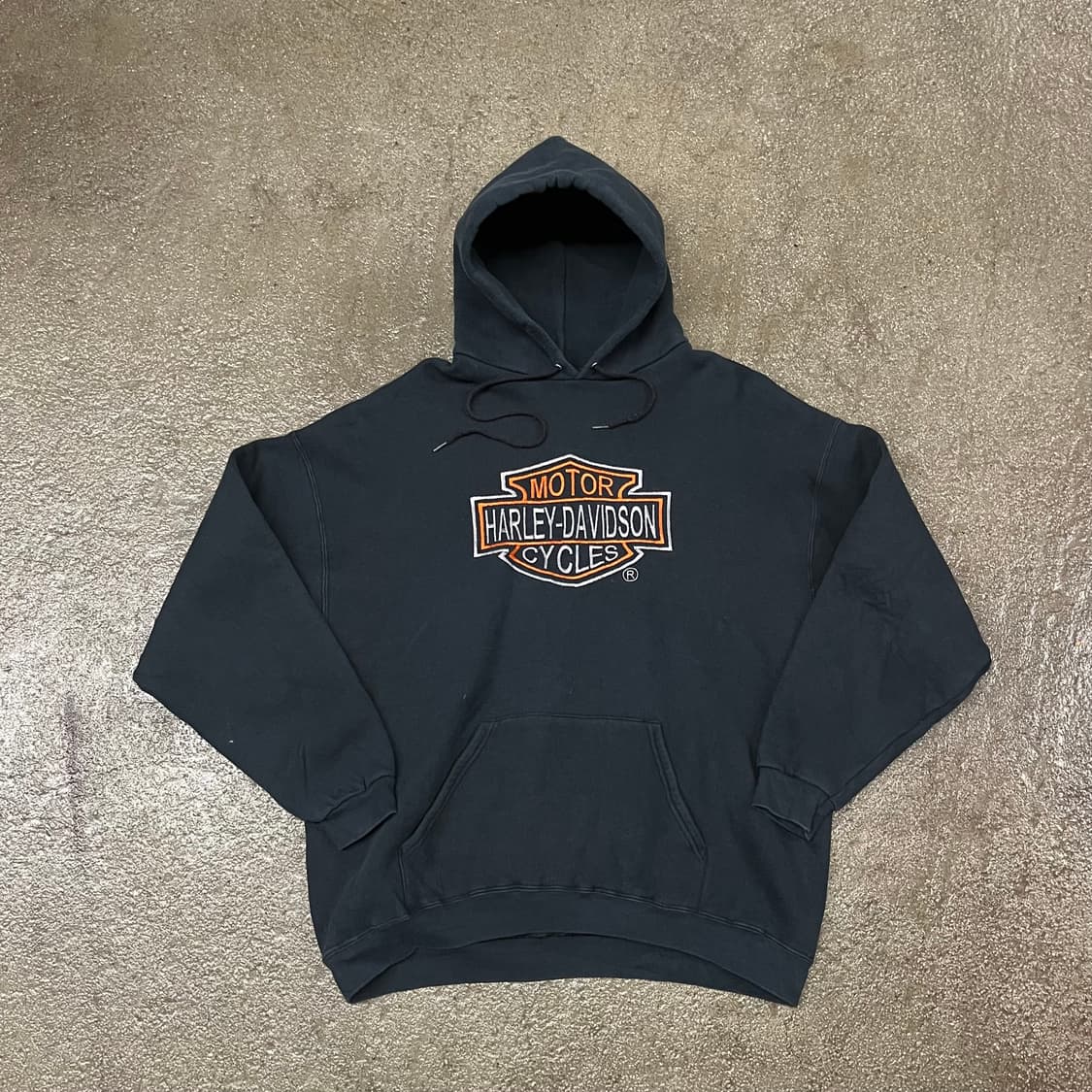 90s 할리데이비슨 빅 로고 후드티 (110) 상품이미지1