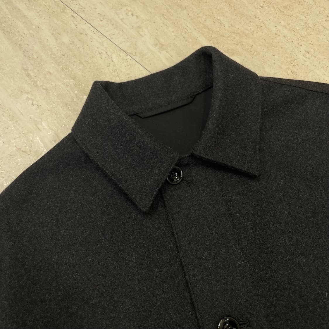 24fw 르메르 원포켓 울 오버셔츠 자켓 블루종 46 상품이미지1