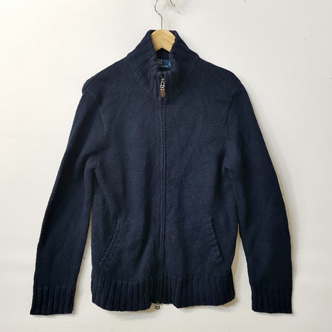 폴로 랄프로렌 울 린넨 니트 자켓 네이비 상품이미지1