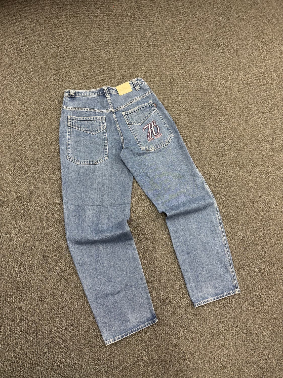 2L) Happy Hope 빈티지 올드스쿨 y2k 포켓 데님팬츠 상품이미지5