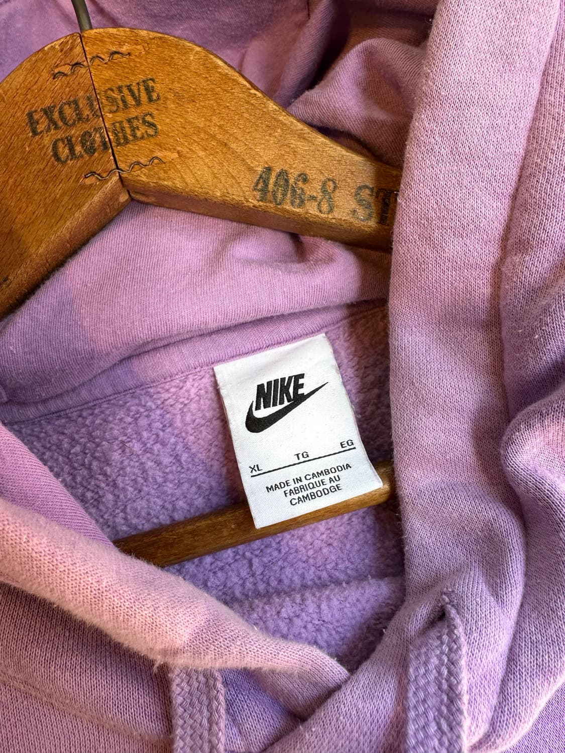 Old 나이키 스우시 리버스위브 스웻 후드 상품이미지7