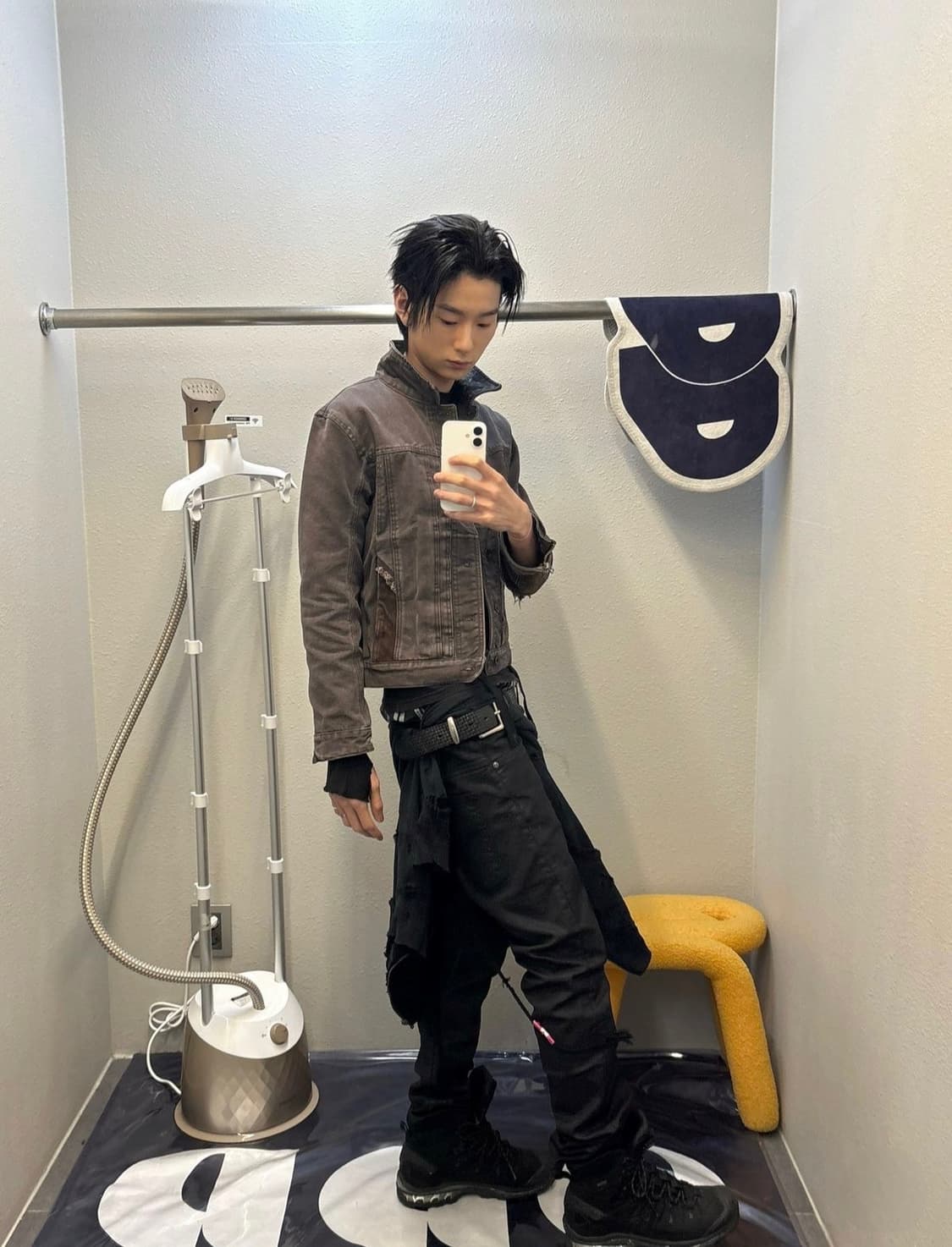 버버리 화이트 데님 트러커 자켓 상품이미지5