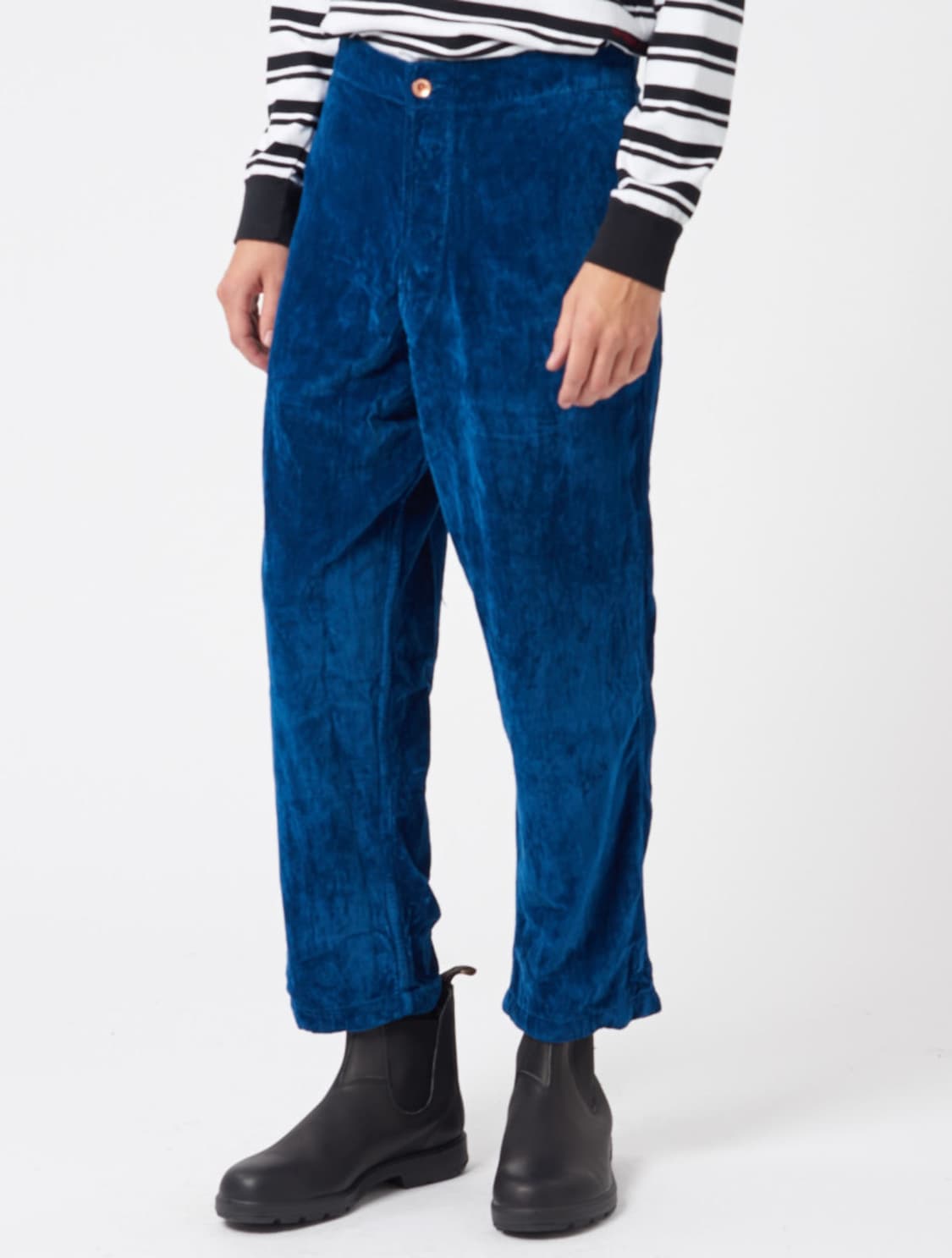 Story mfg British Jeans - Indigo velvet 상품이미지1