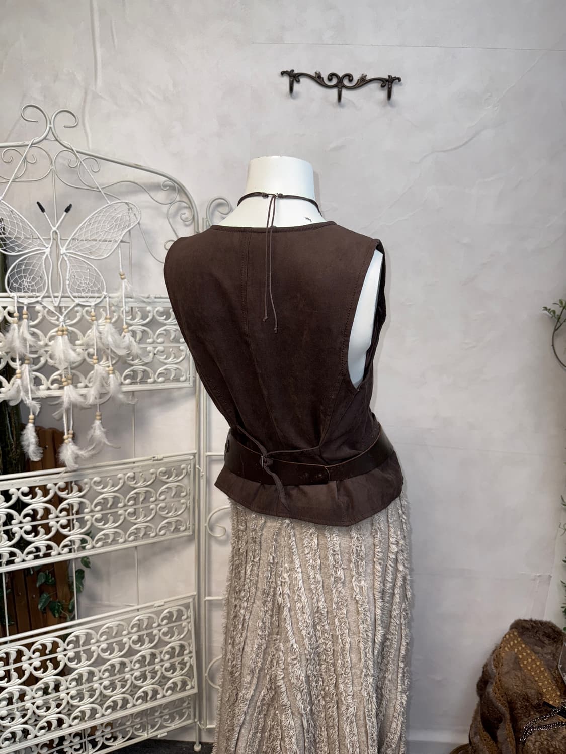 Union Bay dark brown western stud vest 상품이미지6