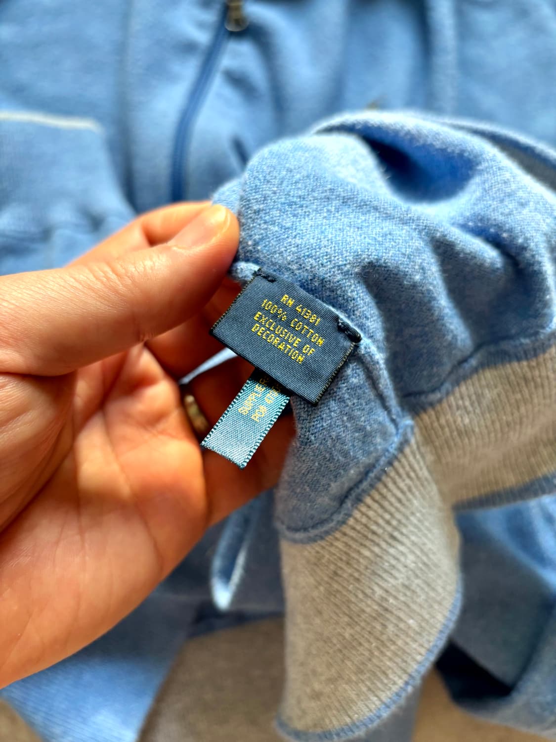 폴로 랄프로렌 집업 니트 스웨터 L 상품이미지9