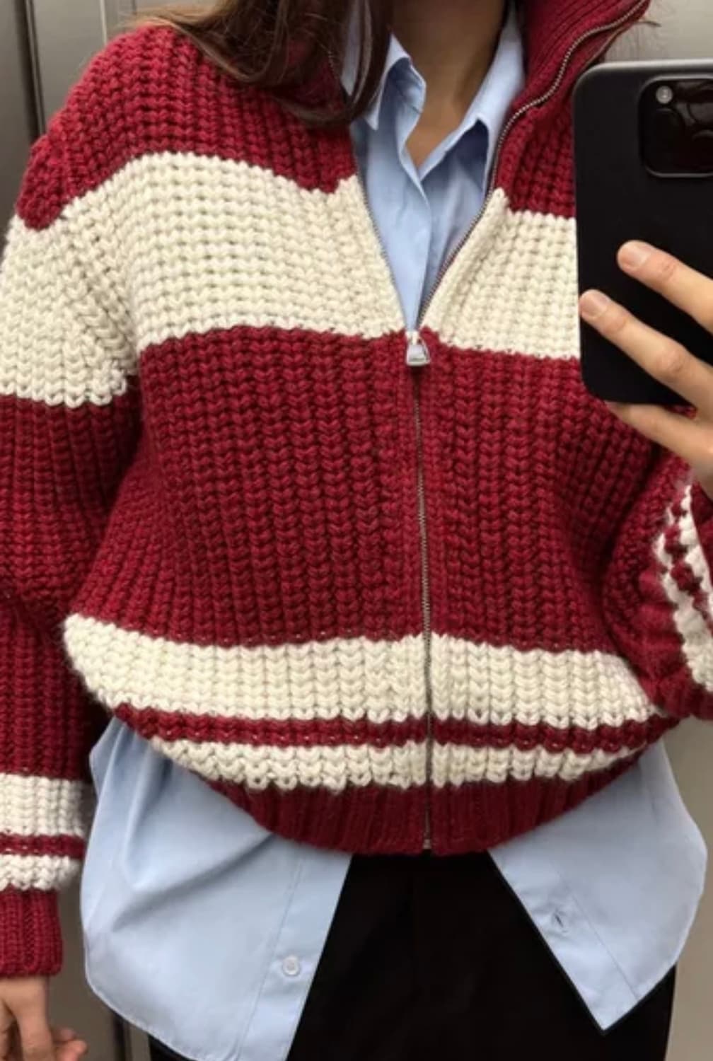 ZARA 자라 코위찬 레드 상품이미지4