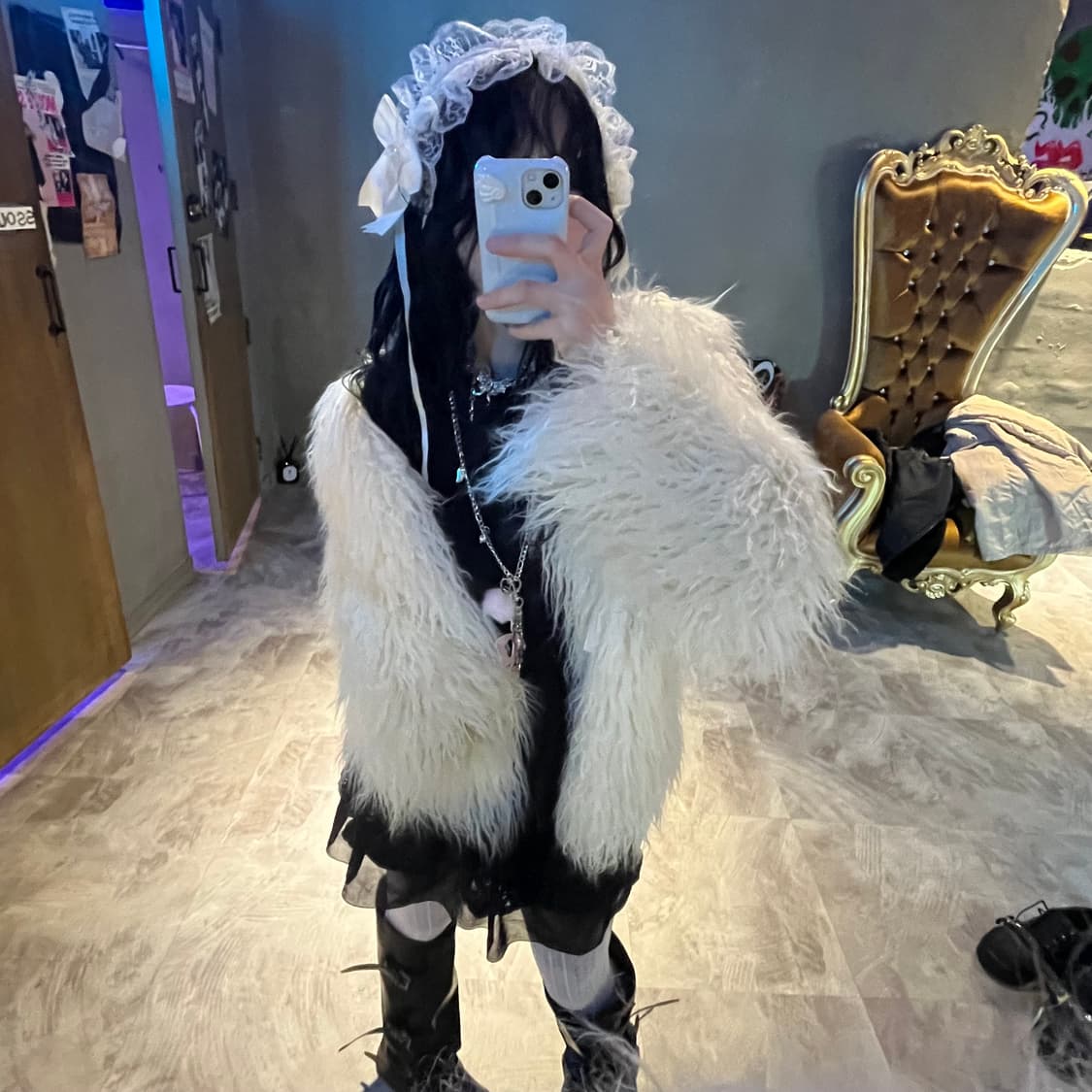 퍼 갸루 자켓 상품이미지5