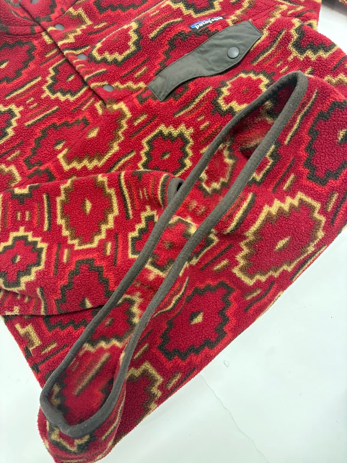 헤비모델)빈티지 신칠라 스냅티 아즈텍패턴 멘즈XS 상품이미지4