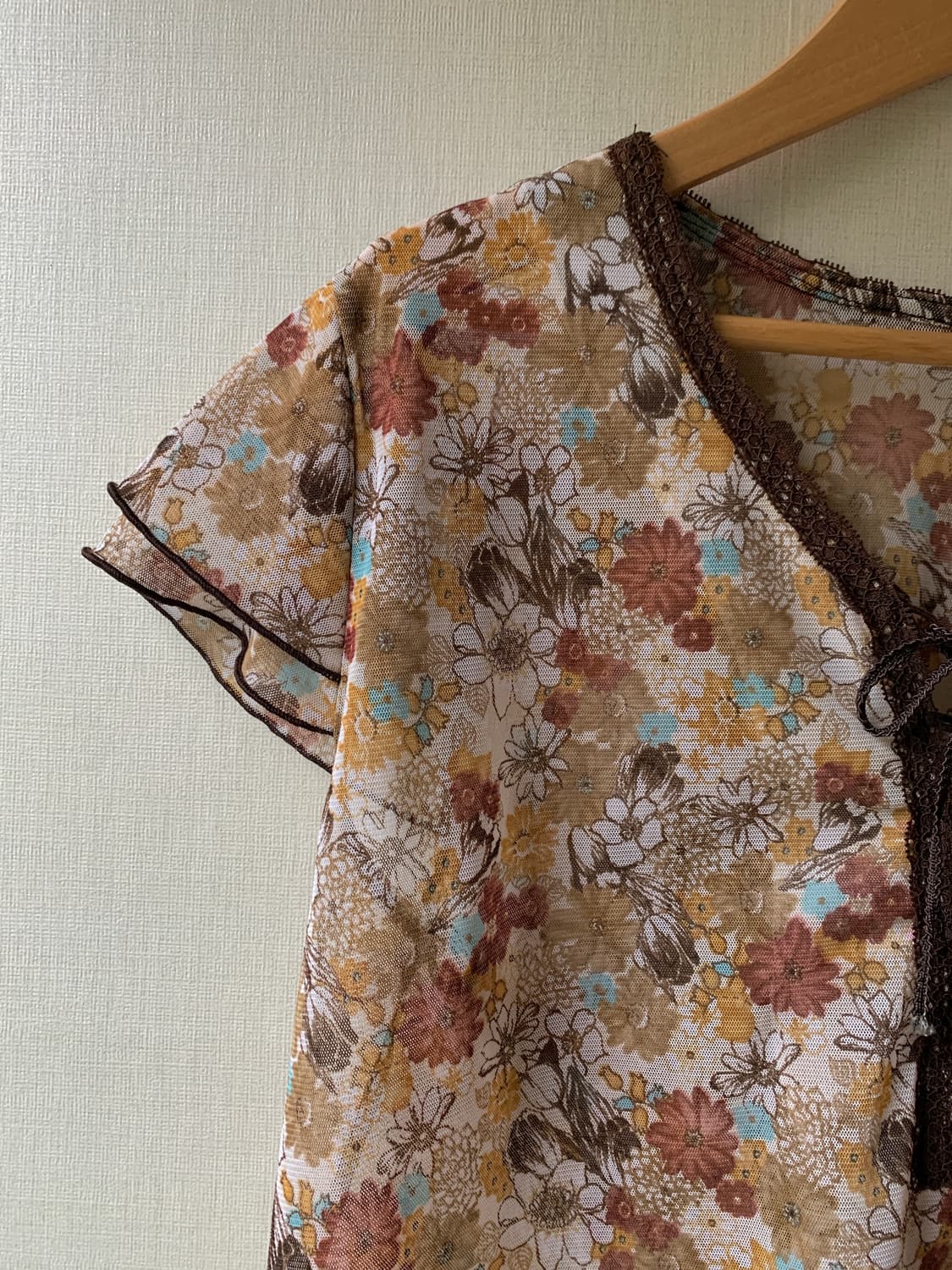 bohemian flower lace blouse dress 상품이미지2