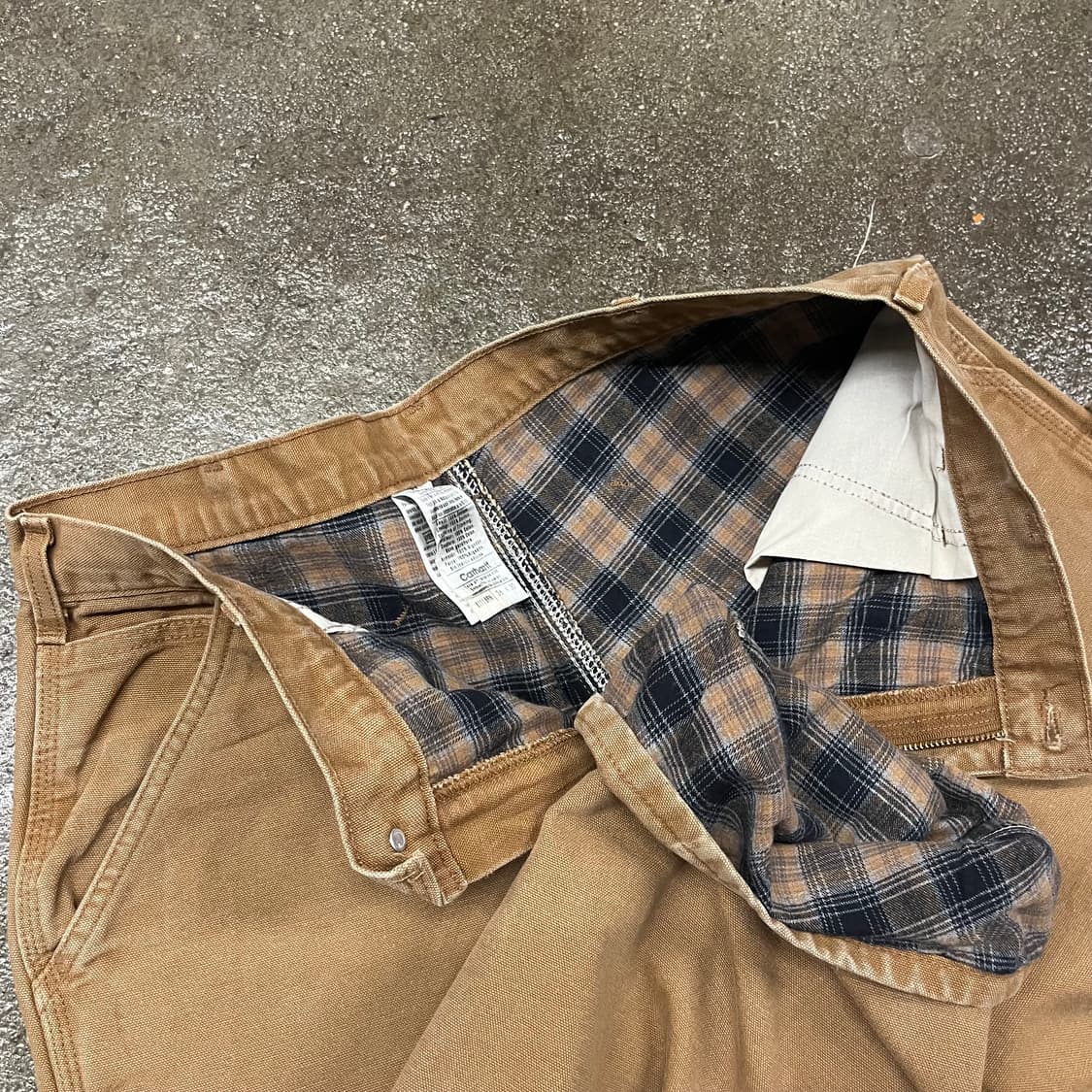 Carhartt 플란넬 라인드 카펜터 팬츠 (36) 상품이미지7