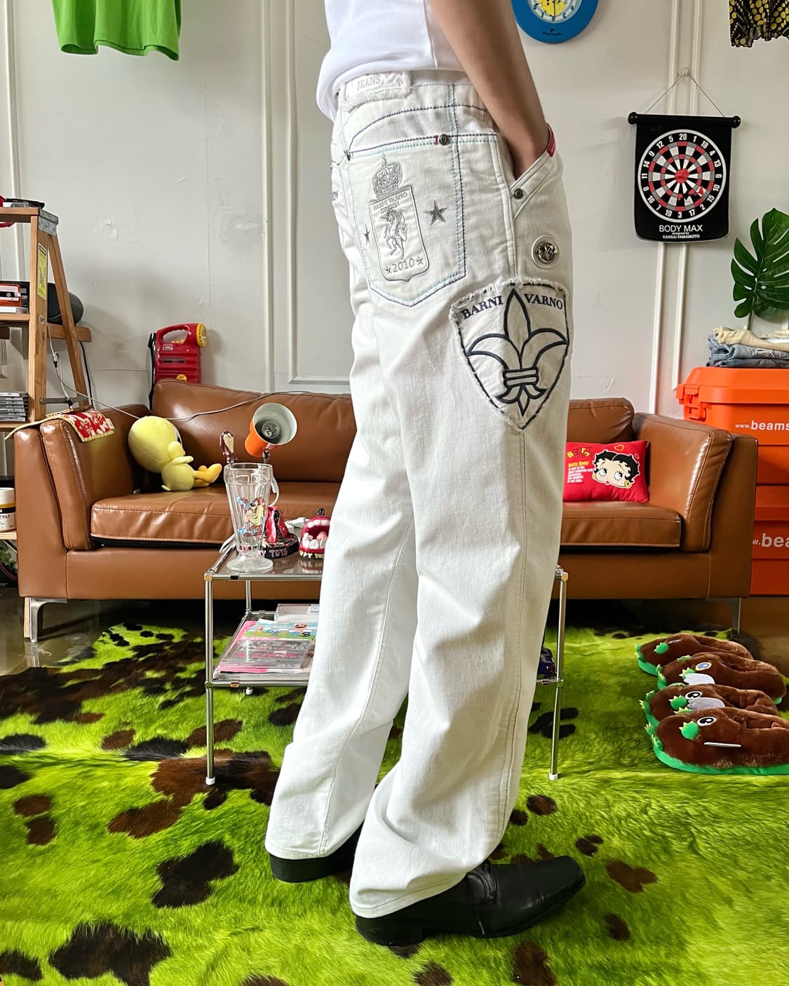 BARNI VARNO Japan 2010F/W White Pants 상품이미지2