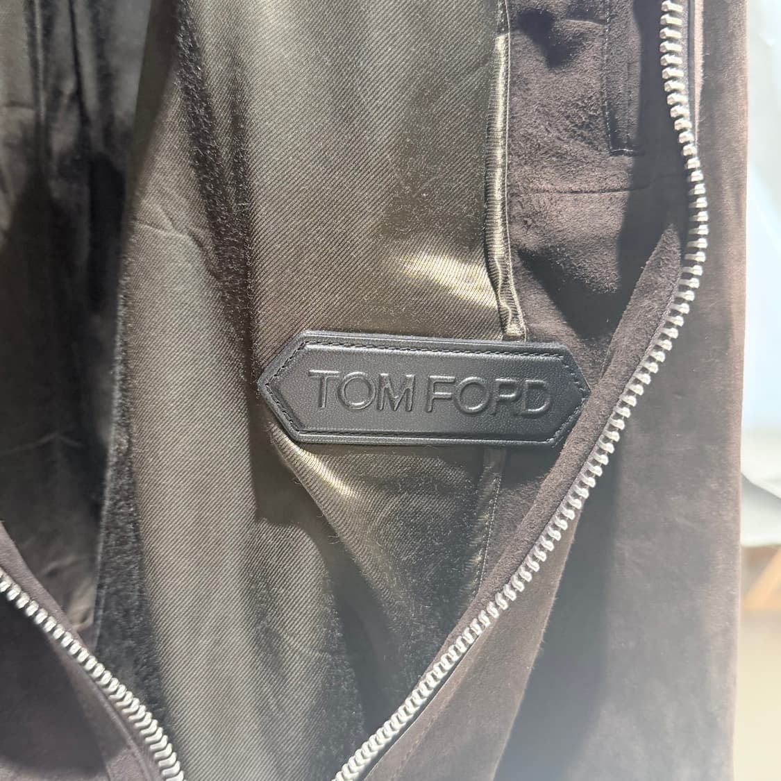 (A/56) / 톰포드 스웨이드 트러커 블루종 자켓 상품이미지6