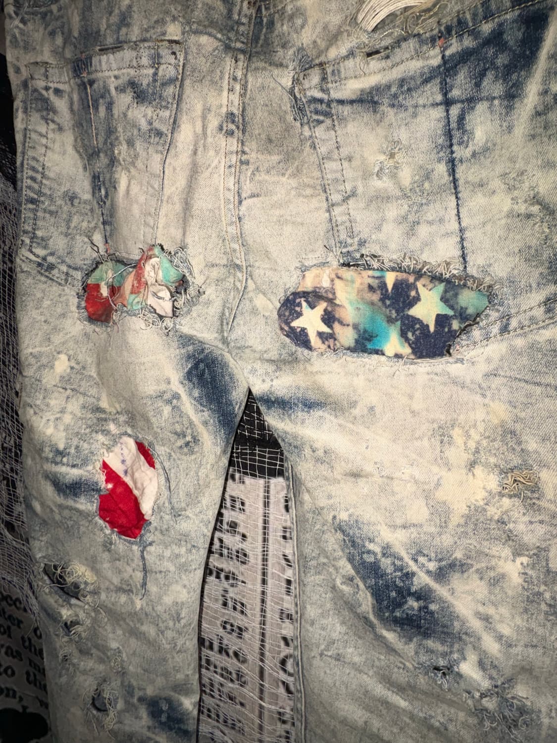 LGB Tie Dye American Flag Detail Pants  상품이미지9