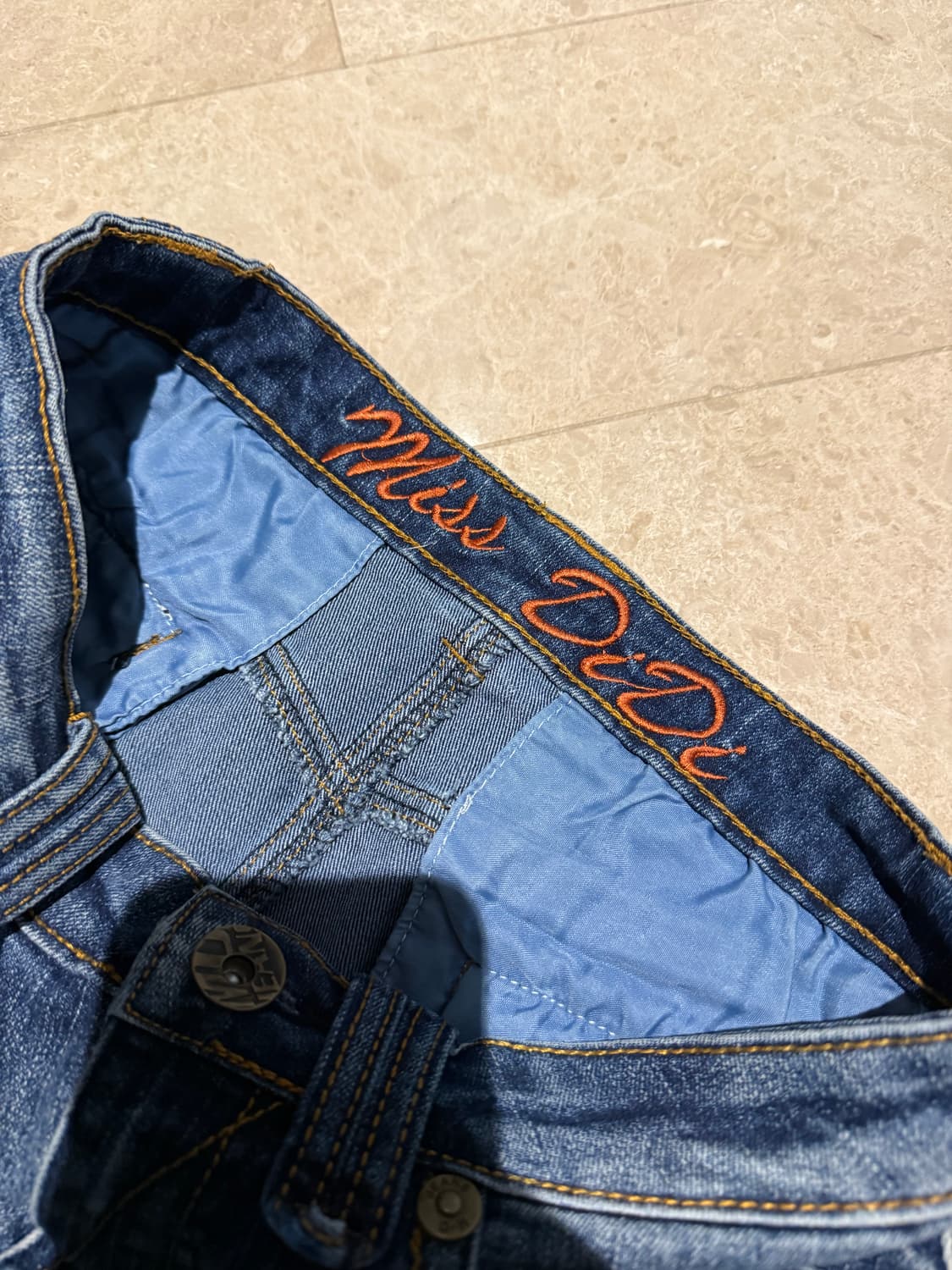 Miss didi 빈티지 청치마 S 상품이미지3