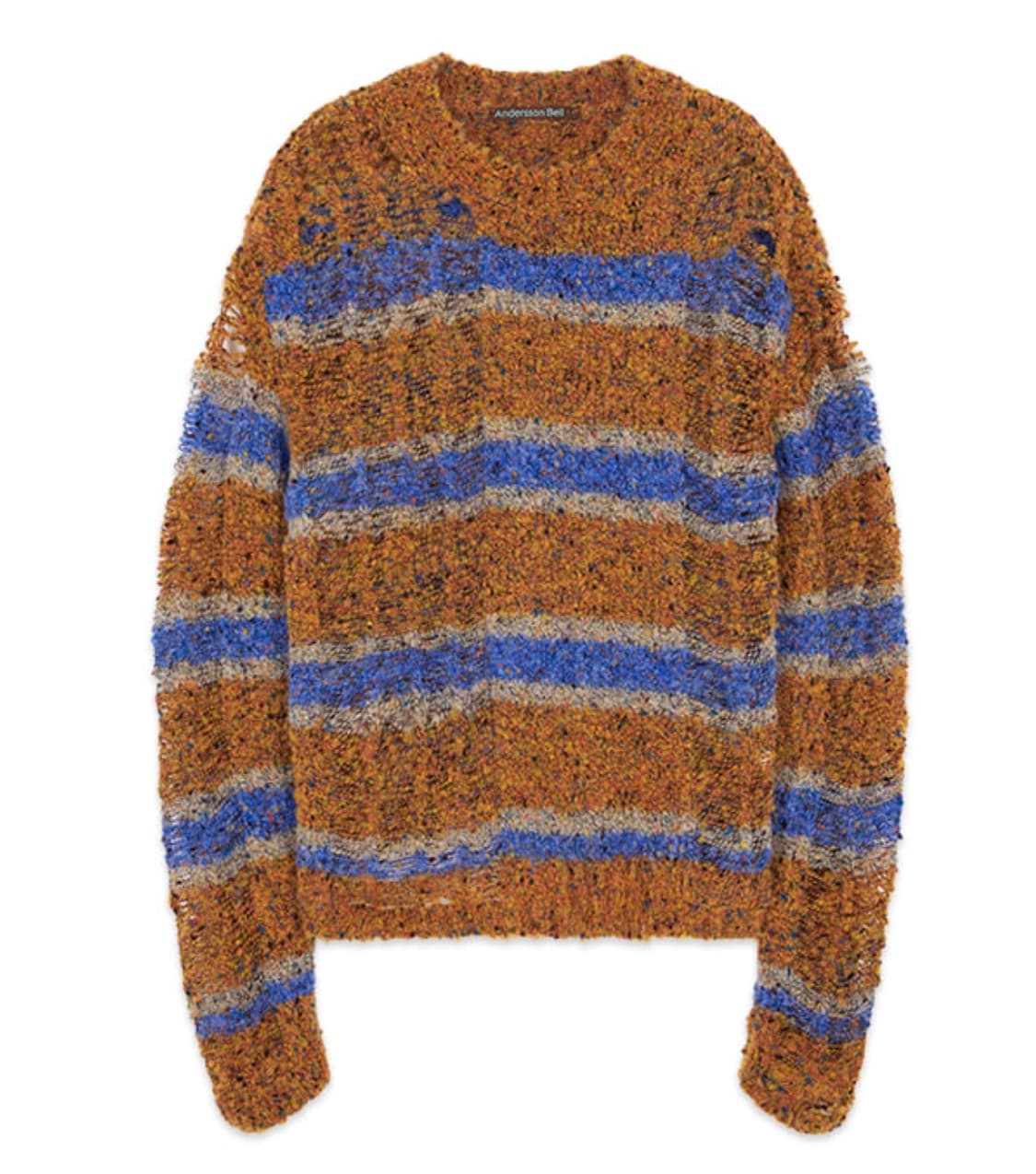 Bosnia Stripe Crew-Neck Sweater 상품이미지2