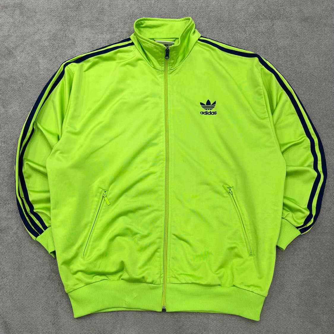 아디다스 80s 네온 파이어버드 형광 져지 희귀트랙탑 상품이미지1