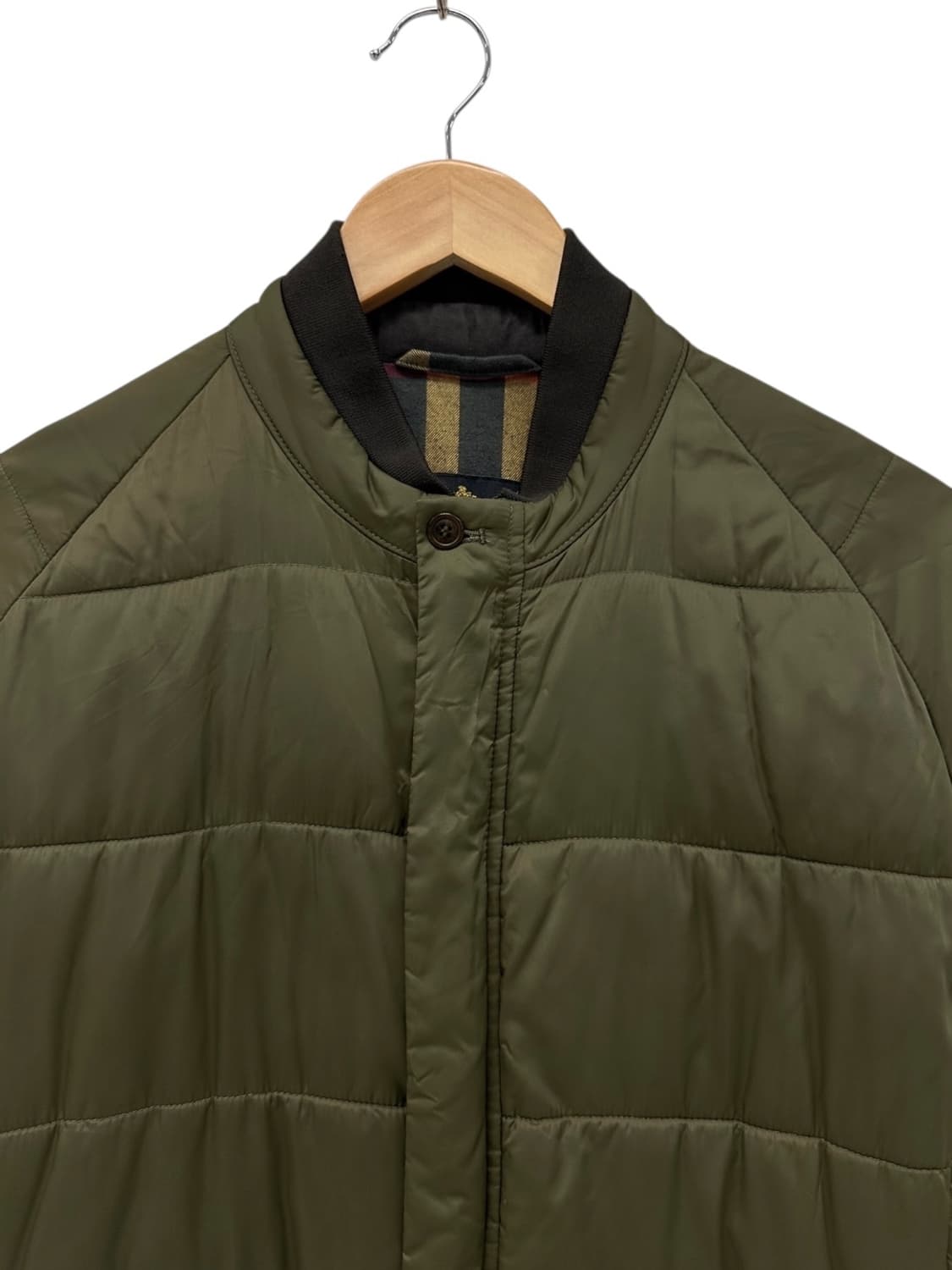 바버 화이버다운 경량패딩 카키 (L) 상품이미지2