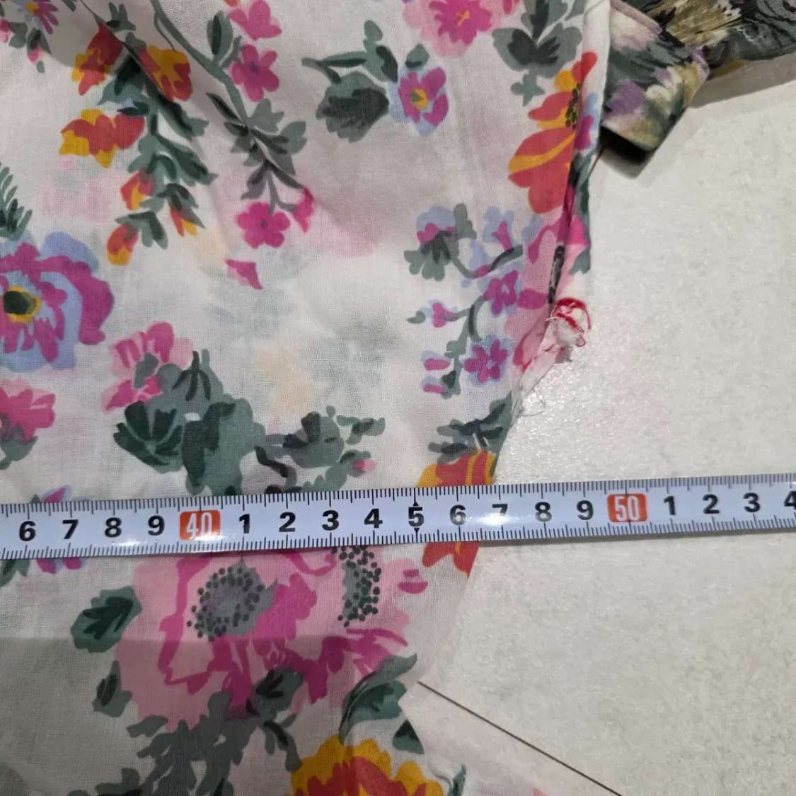 오일릴리 플라워 패턴 롱 원피스 S 상품이미지9