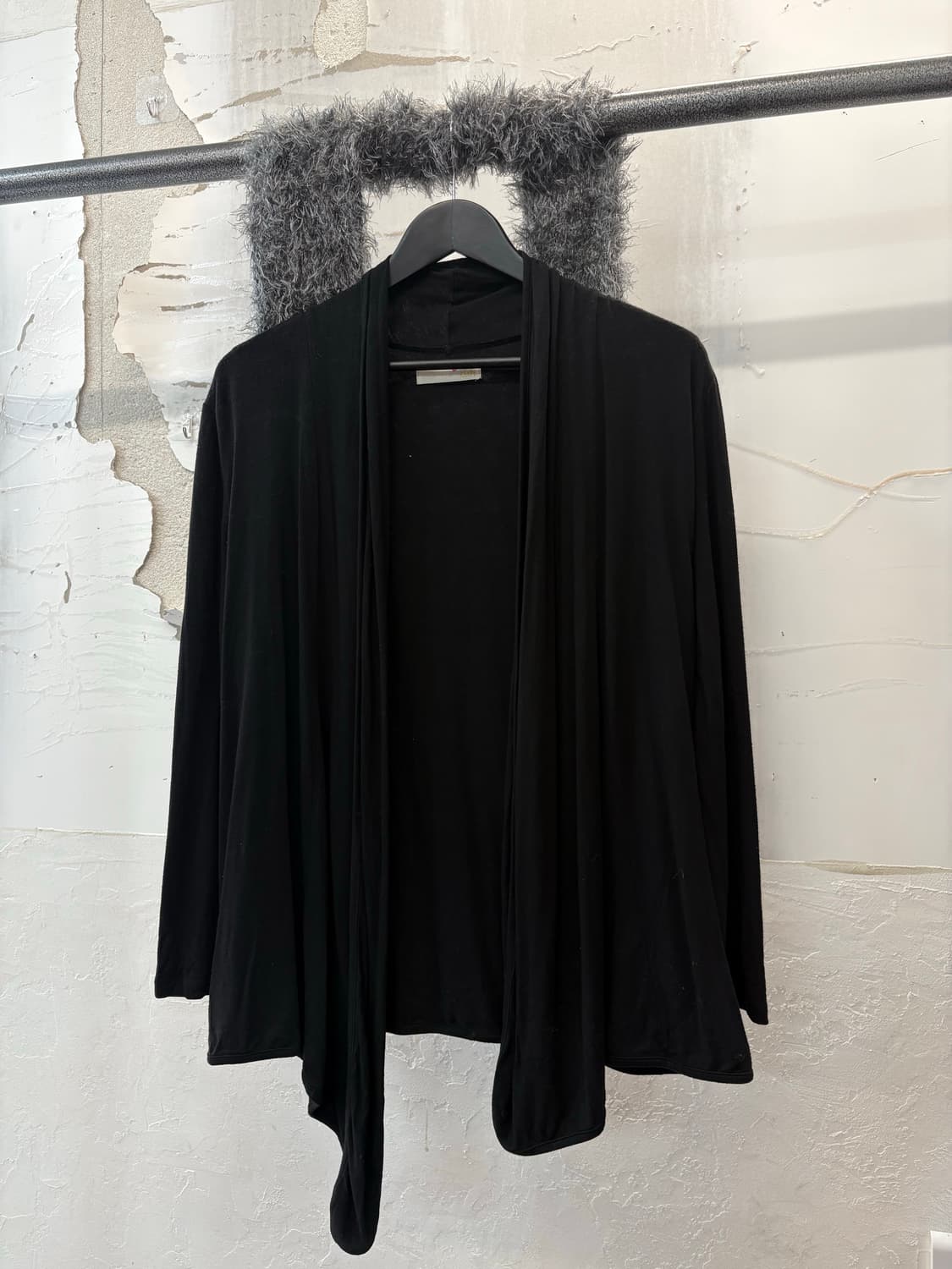 black drape cardigan 상품이미지1