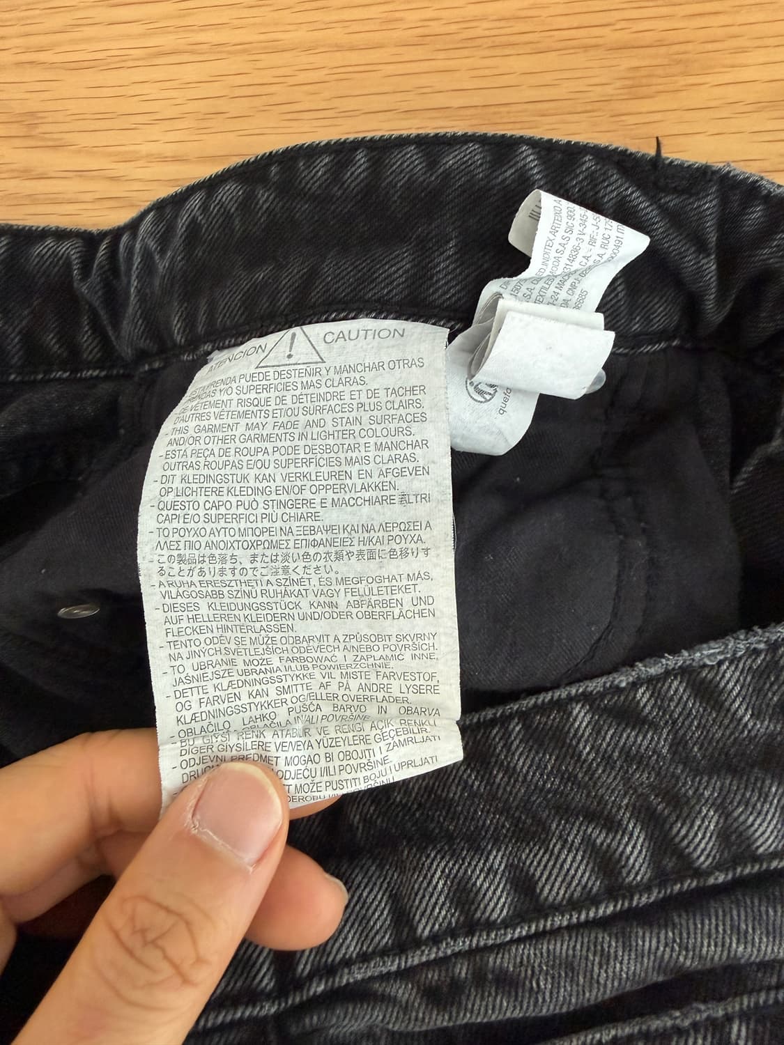 자라(ZARA) 블랙 데님 상품이미지7