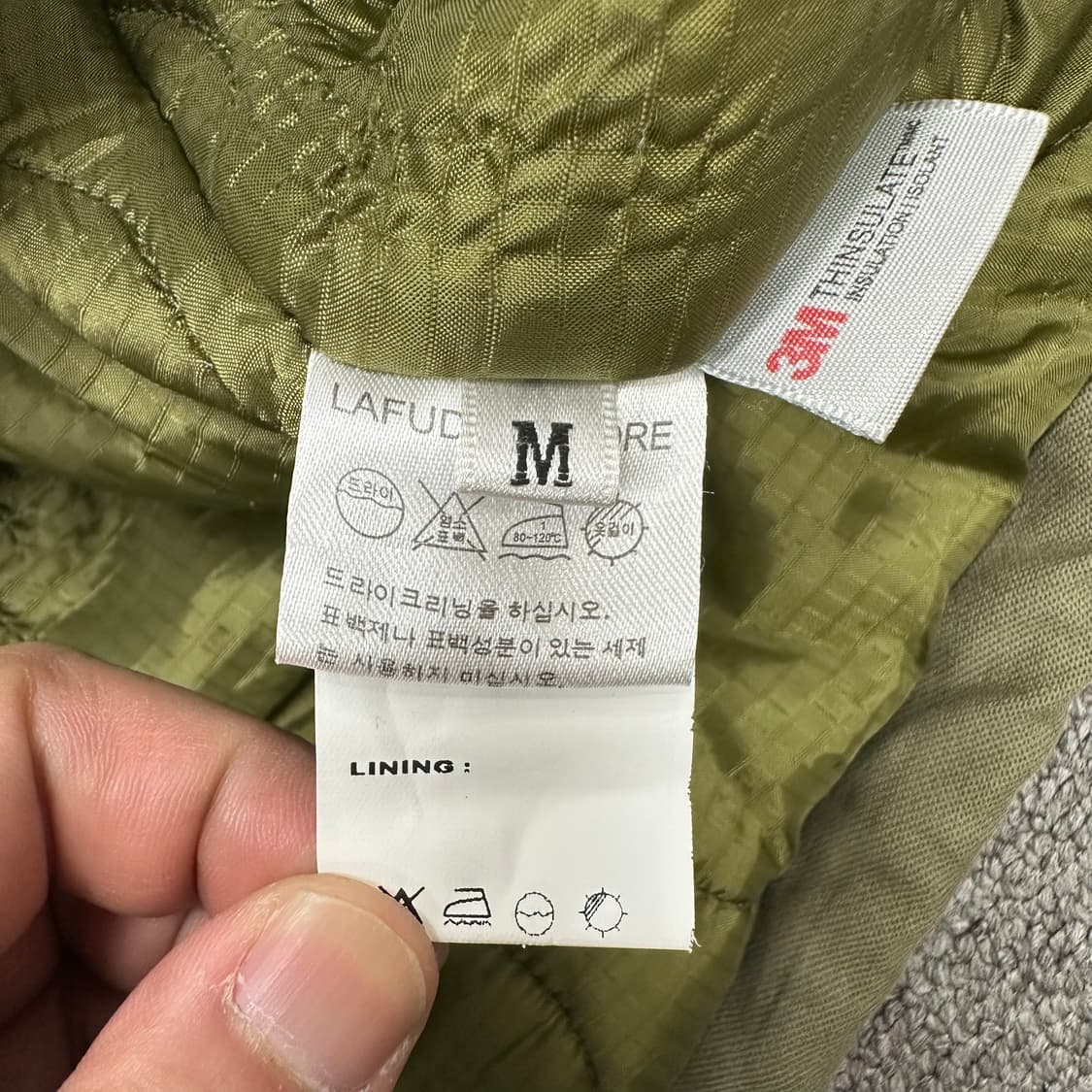 라퍼지스토어 누빔 숏야상 상품이미지5