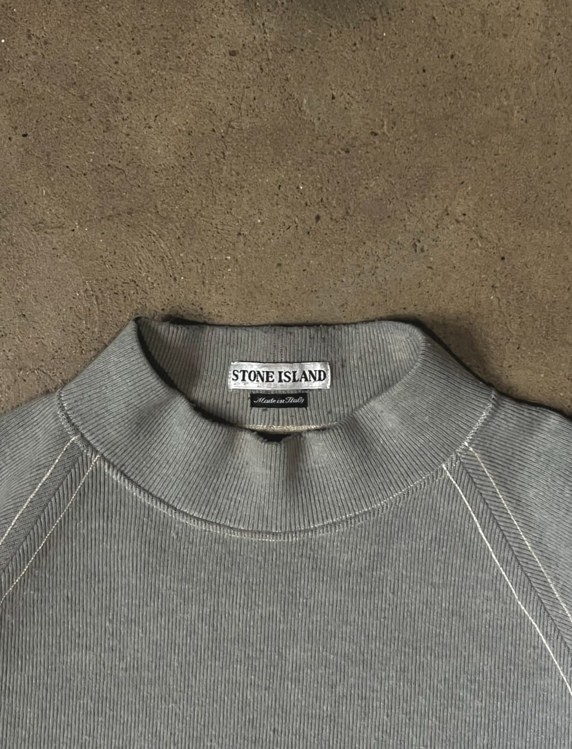 [XL] 98AW 스톤아일랜드 아카이브 하프 넥 니트 상품이미지5