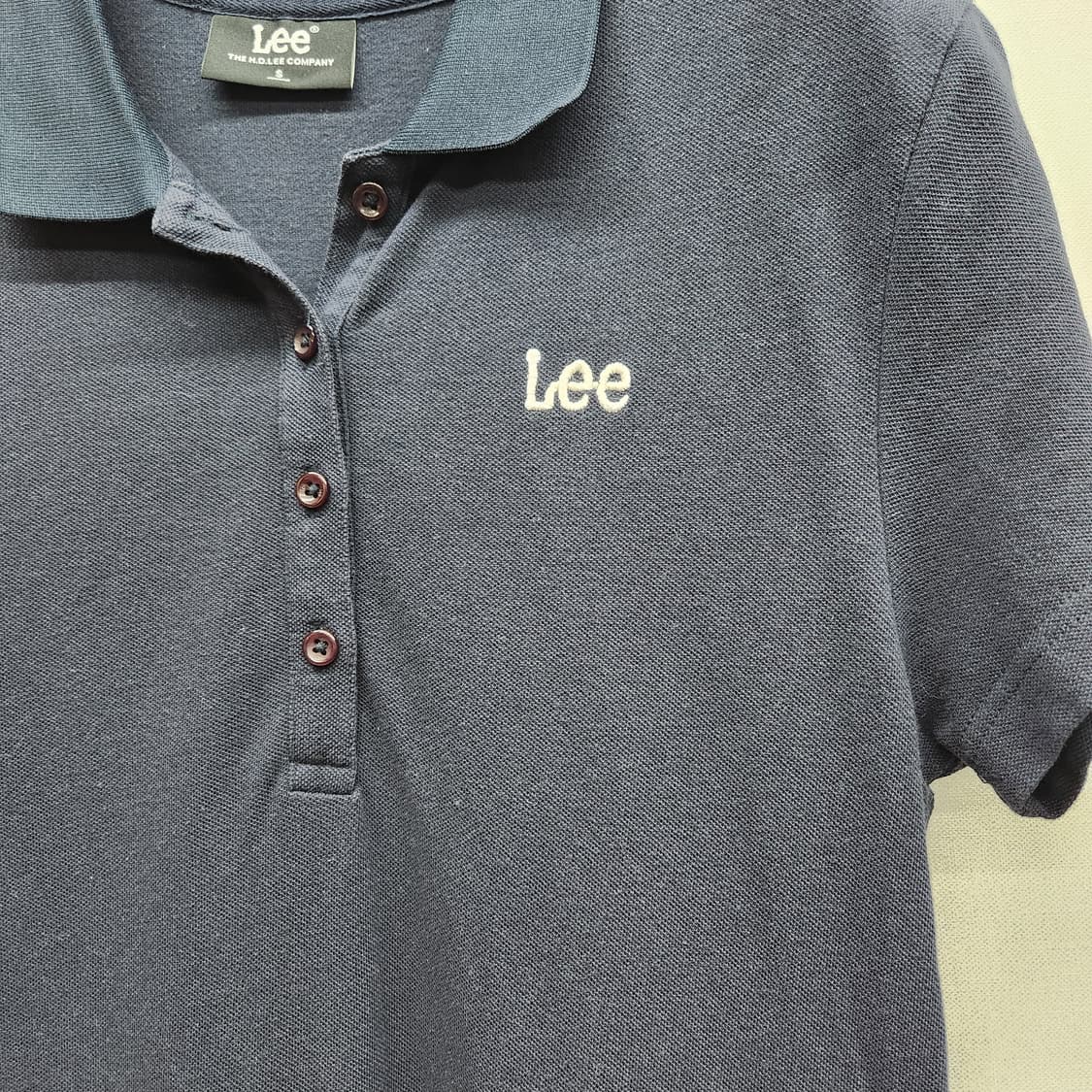 Lee 로고 카라 원피스 S 상품이미지2
