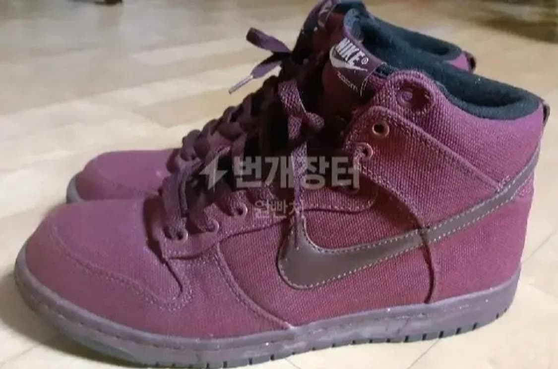 나이키 덩크하이 프리미엄 캔버스 레드 270 상품이미지1