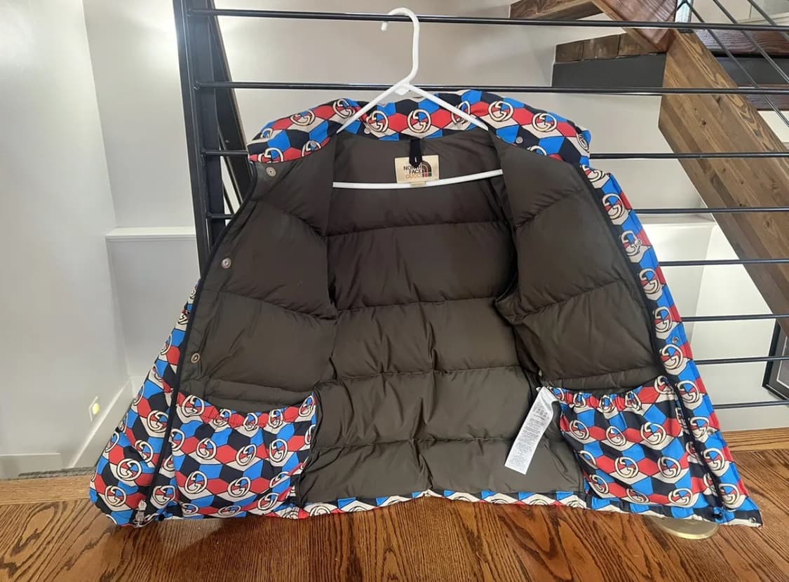 Rare 구찌 노스페이스 푸퍼 다운 자켓  s  상품이미지4