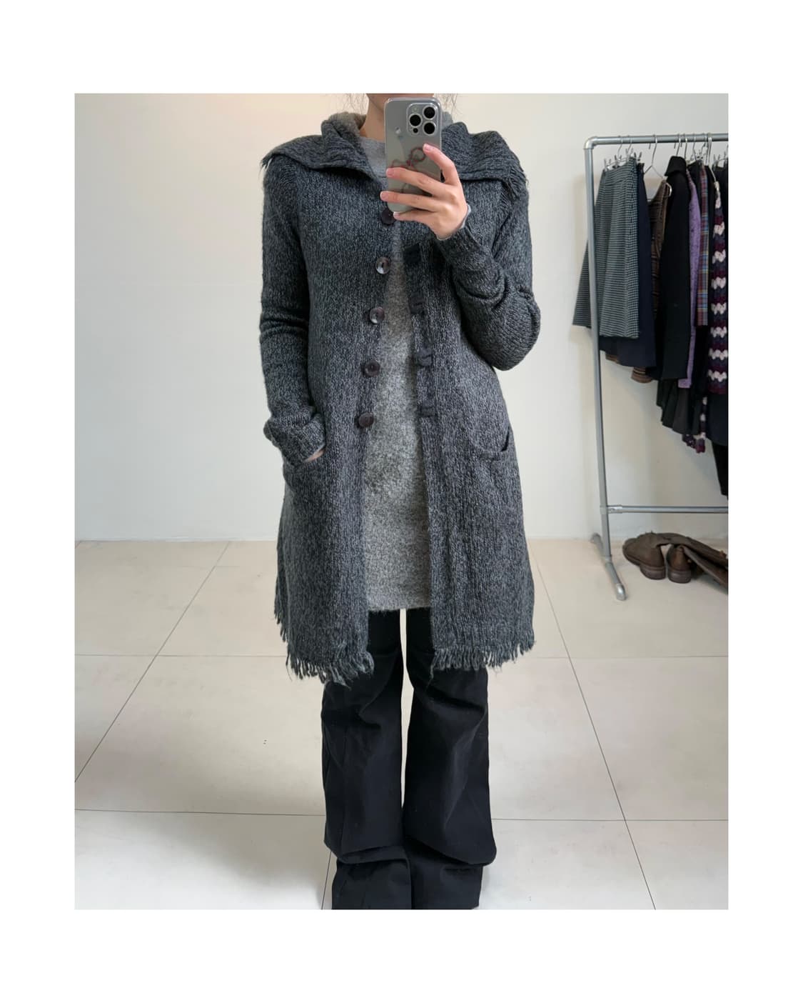 빈티지 태슬 가디건 상품이미지1