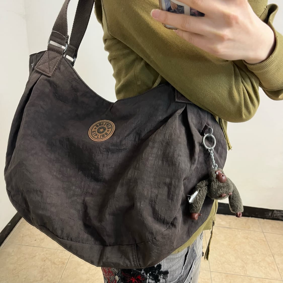 Kipling brown shoulder bag 상품이미지2