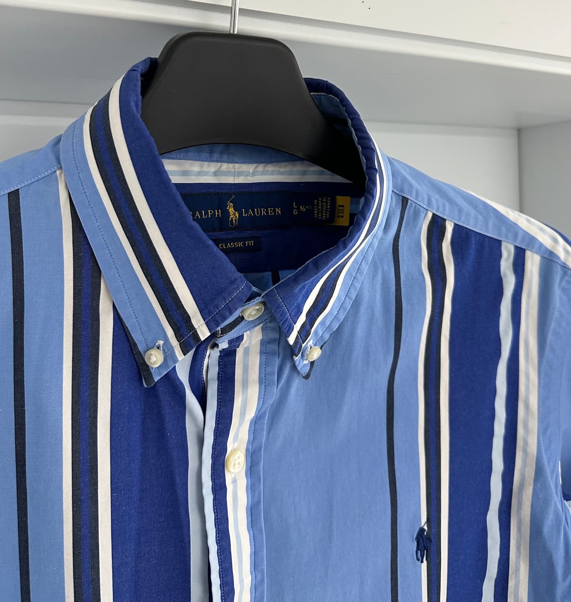 [폴로랄프로렌] 남성 스트라이프 반팔 셔츠 상품이미지2