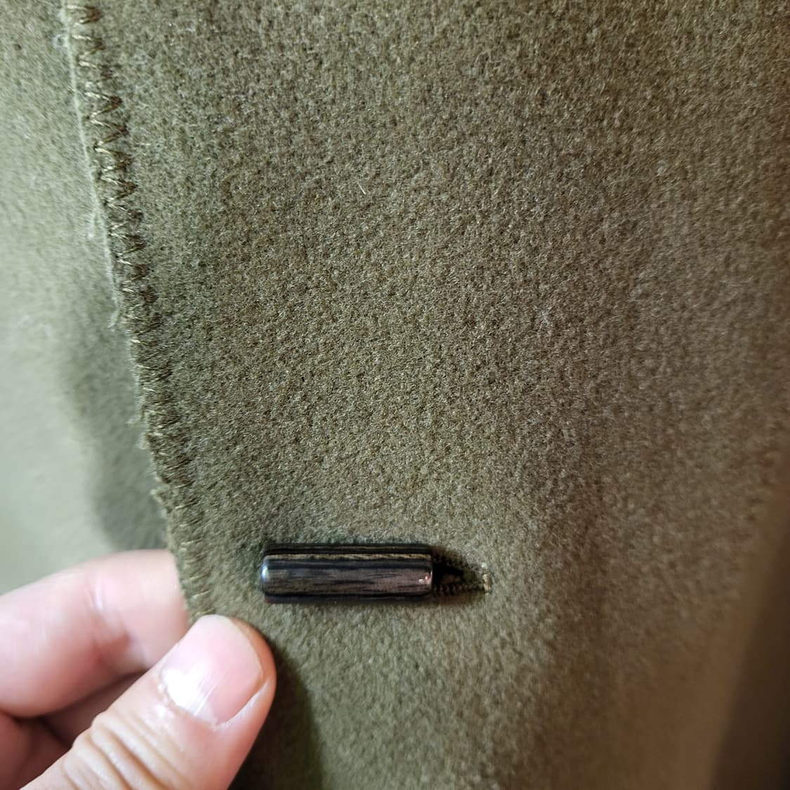 JPN 빈티지 모직 롱 코트 상품이미지5