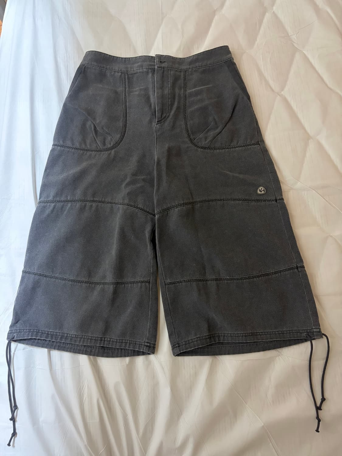 코이세이오 OXFORD ZIGZAG PANTS CHARCOAL 상품이미지3