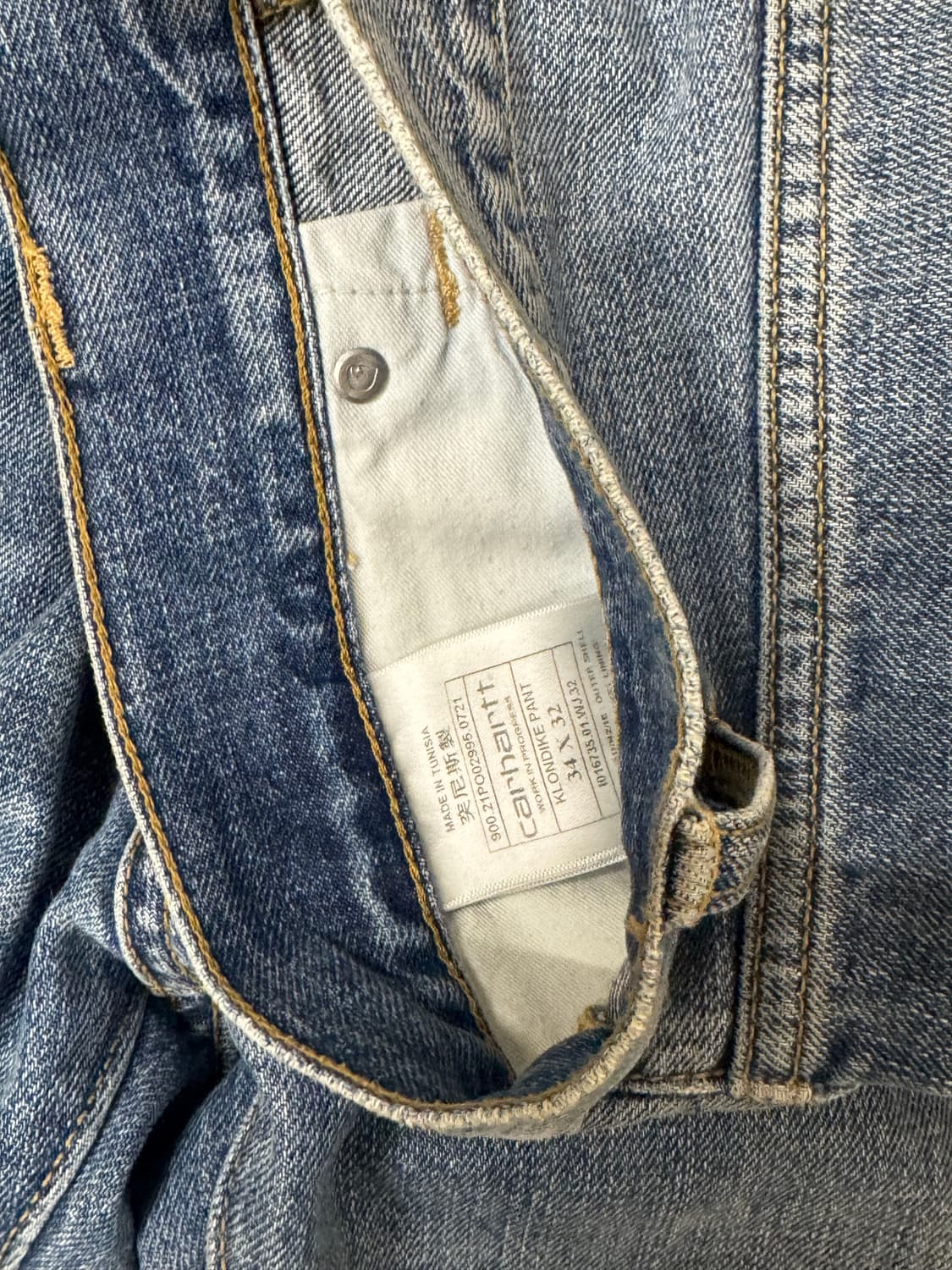 칼하트 carhartt 데님 청바지 34 상품이미지2