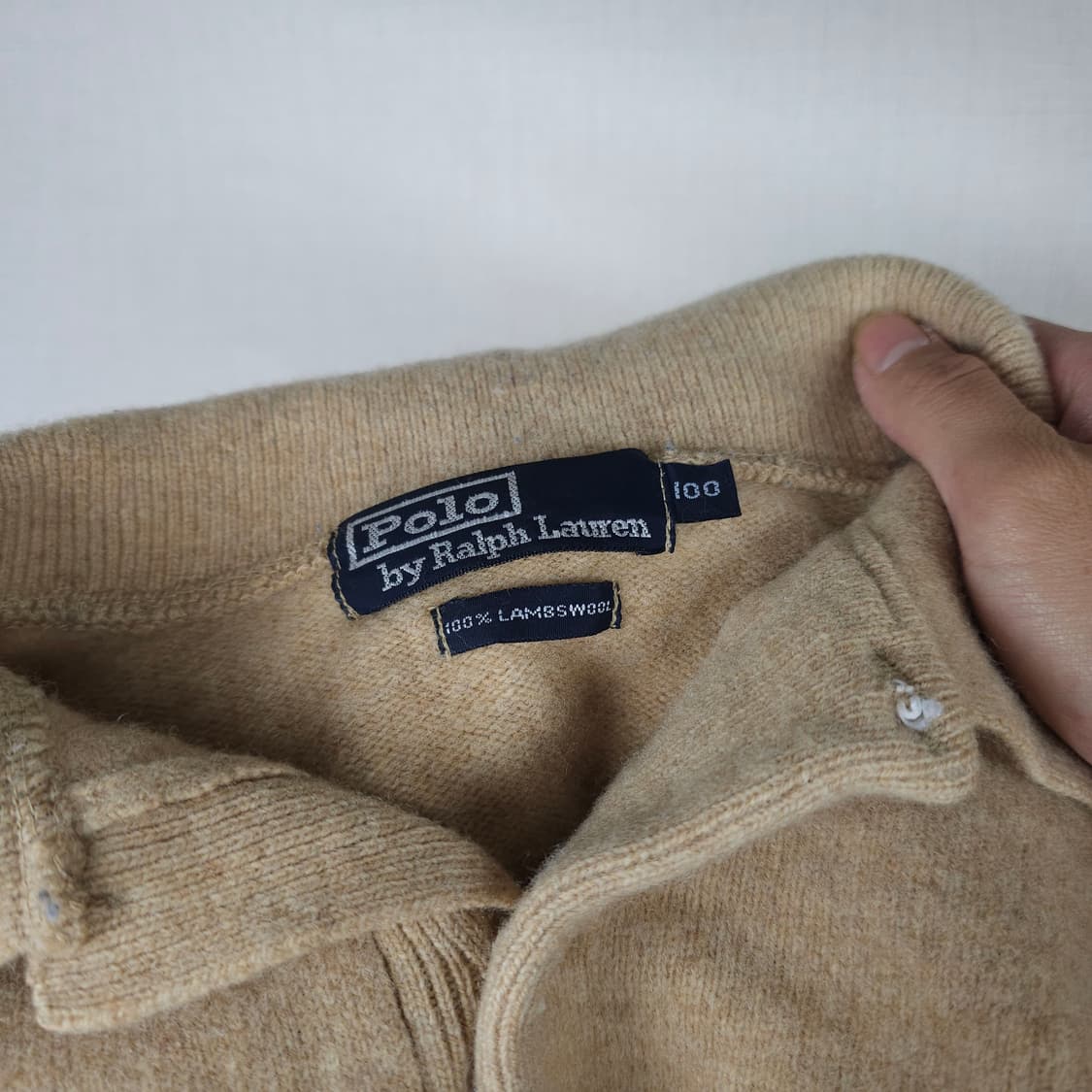 폴로 카라니트티 남자100사이즈  상품이미지3