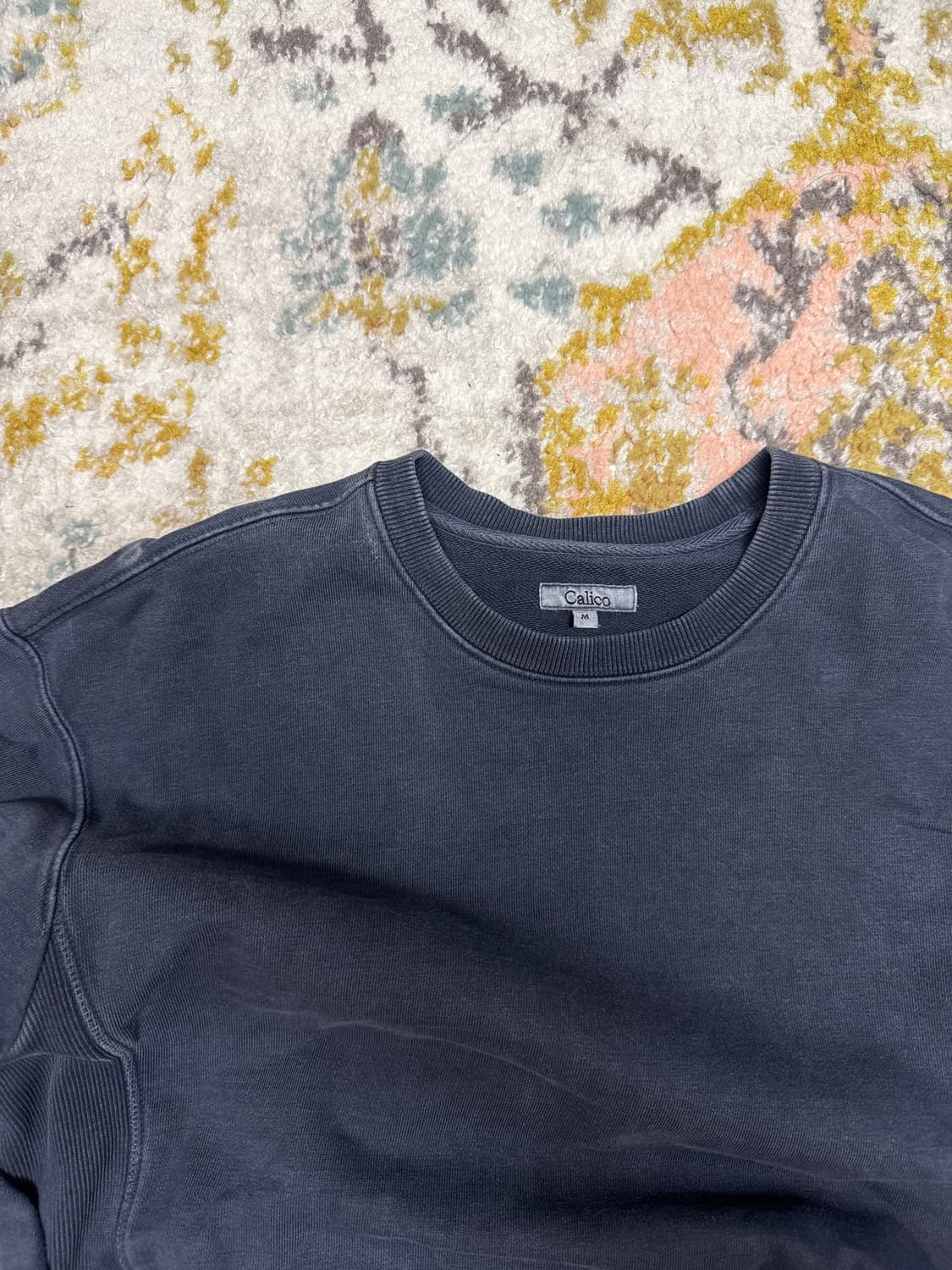 칼리코 빈티지 스웻 스포츠맨투맨 M  상품이미지2