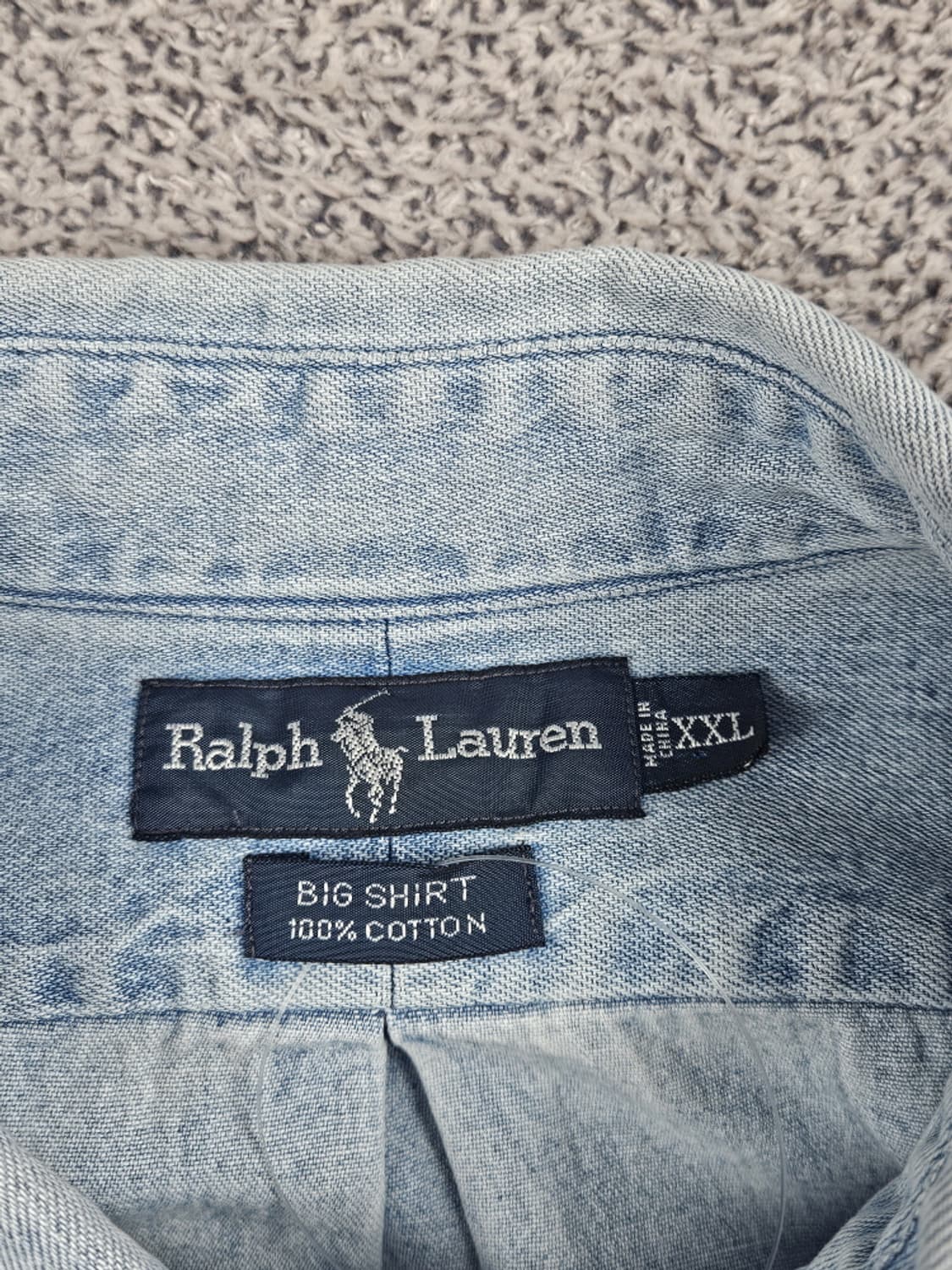 폴로랄프로렌 체스트 포켓 데님 셔츠 ( 2XL ) / 10531 상품이미지8
