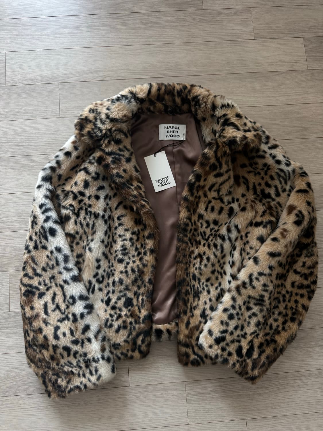 마지셔우드 레오파드 퍼 자켓 상품이미지2