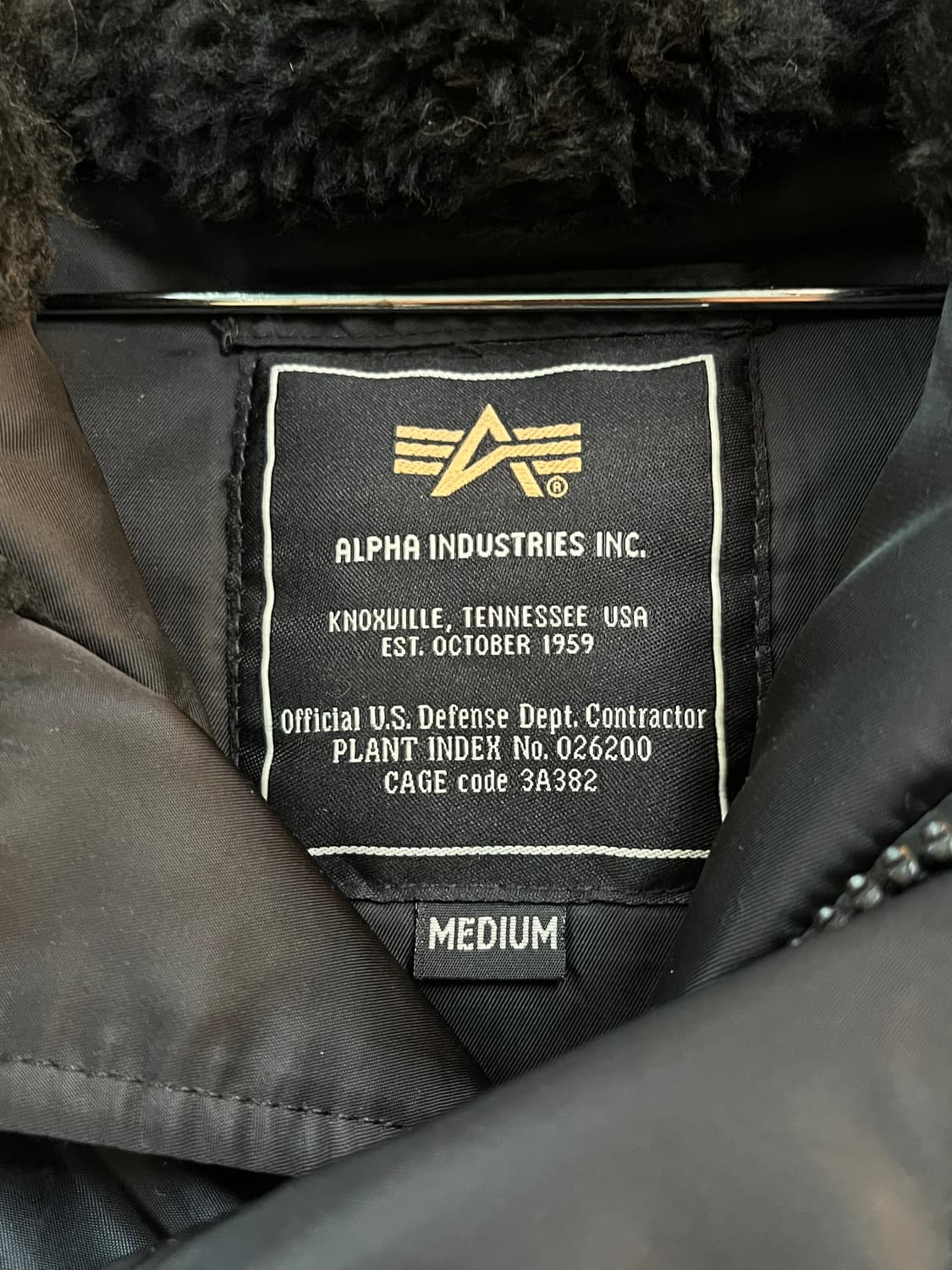 Alpha Industries 알파인더스트리 N-3B 블랙 파카 야상 M 상품이미지2