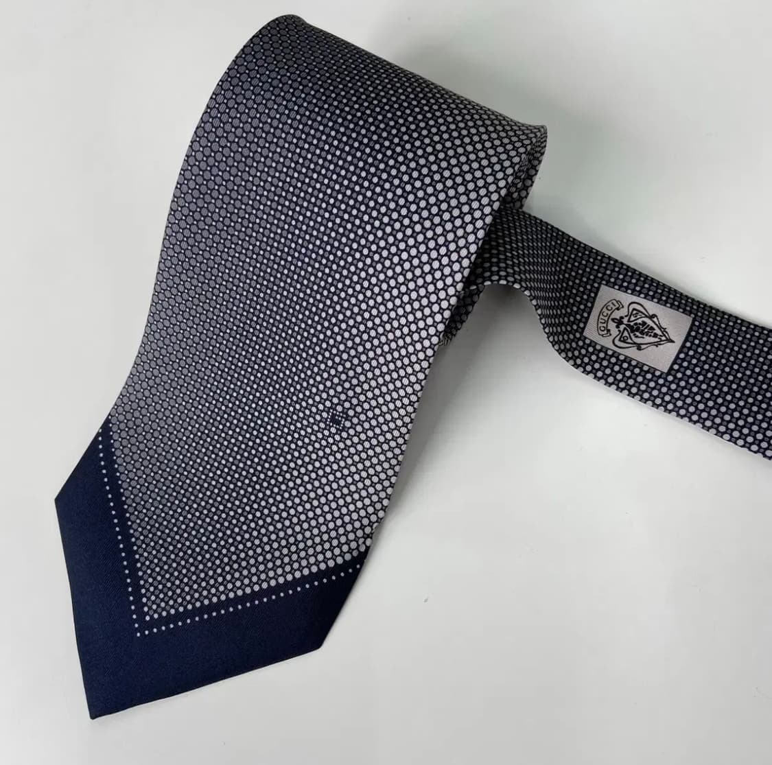 구찌(GUCCI) 심플로고 명품 정품 넥타이 상품이미지4
