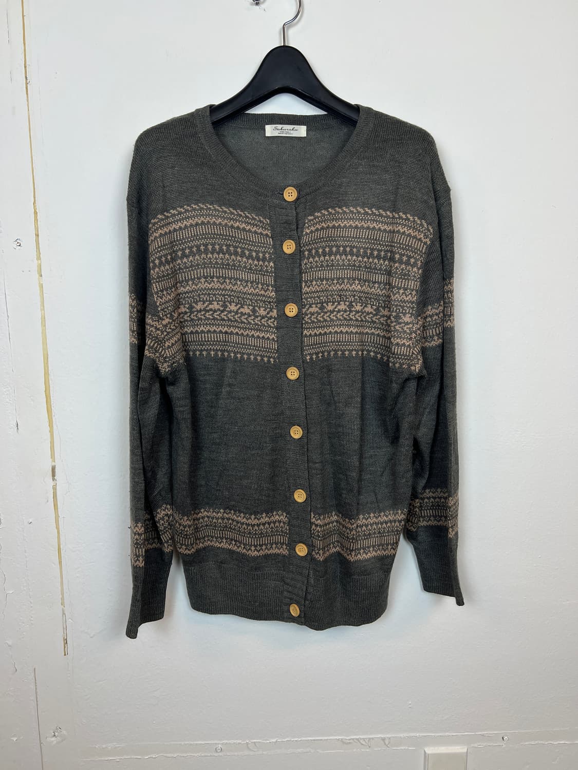 O119 JPN 모리/러블리/펑크/Y2K 패턴 가디건 M 상품이미지1