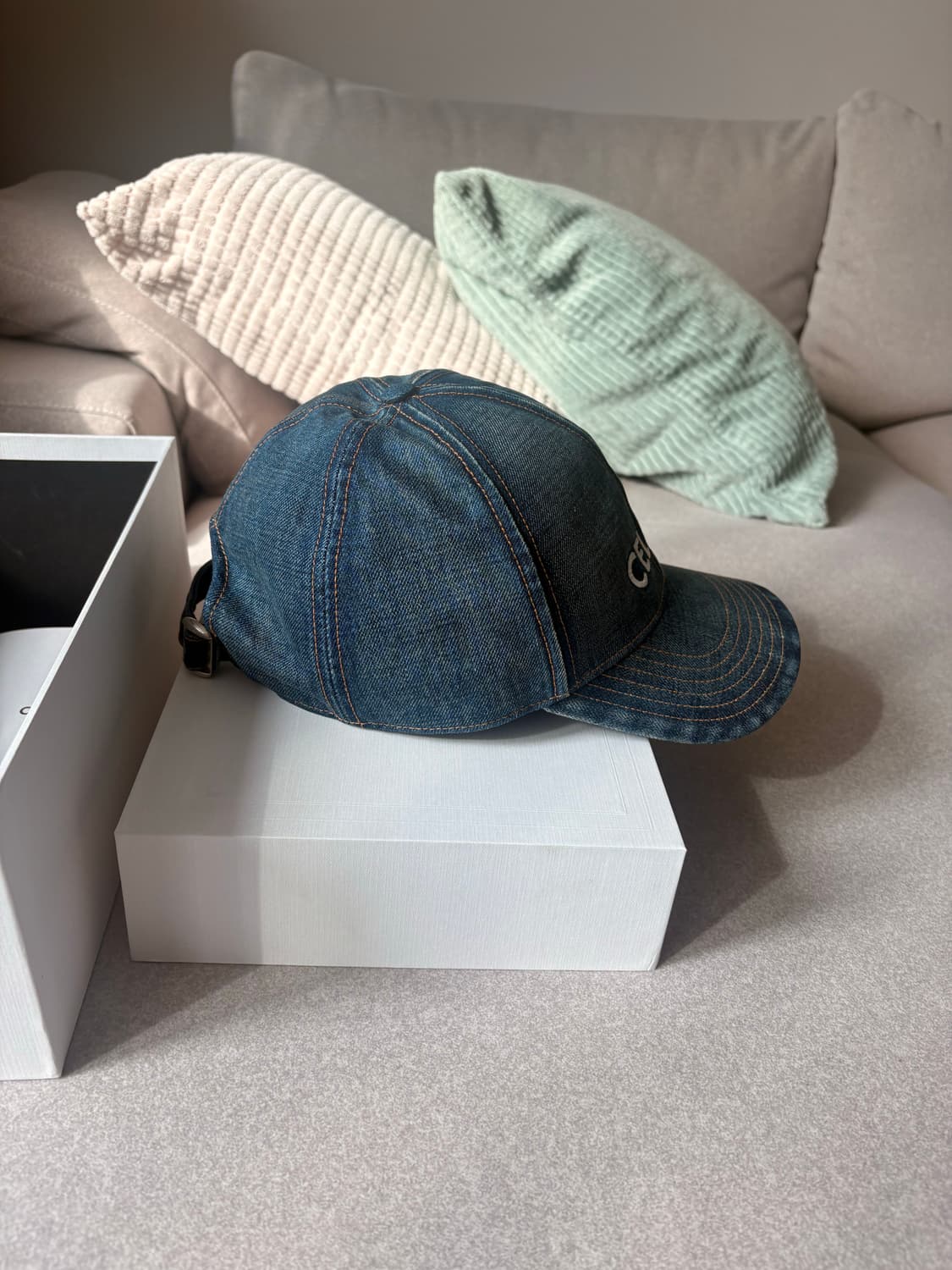 셀린느 데님 볼캡 라지 대두 롯데 백화점구입 상품이미지5