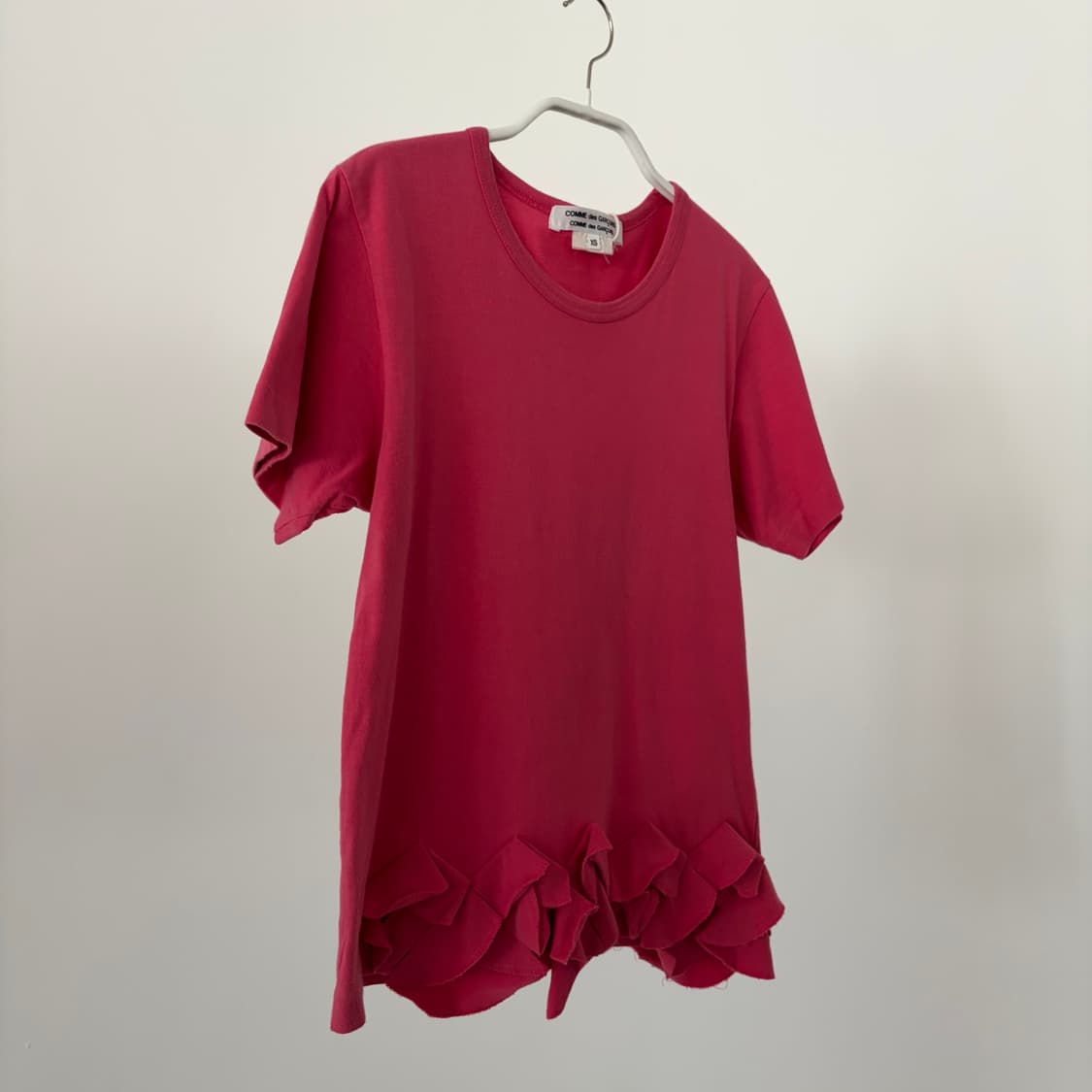 Pink Ruffle Half T 상품이미지3