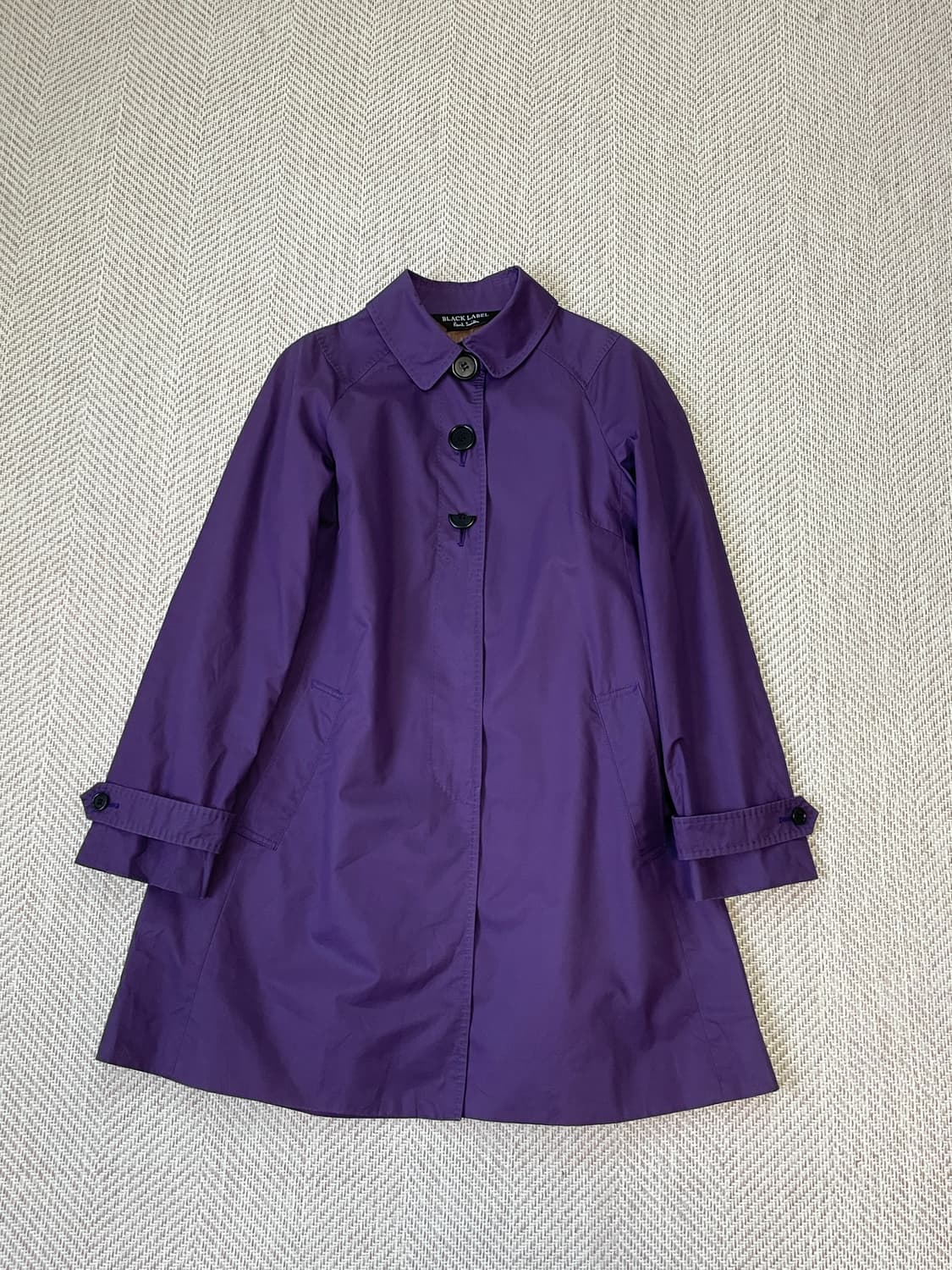 폴 스미스 블랙라벨 아트 라이닝 코튼 트렌치 코트 상품이미지1