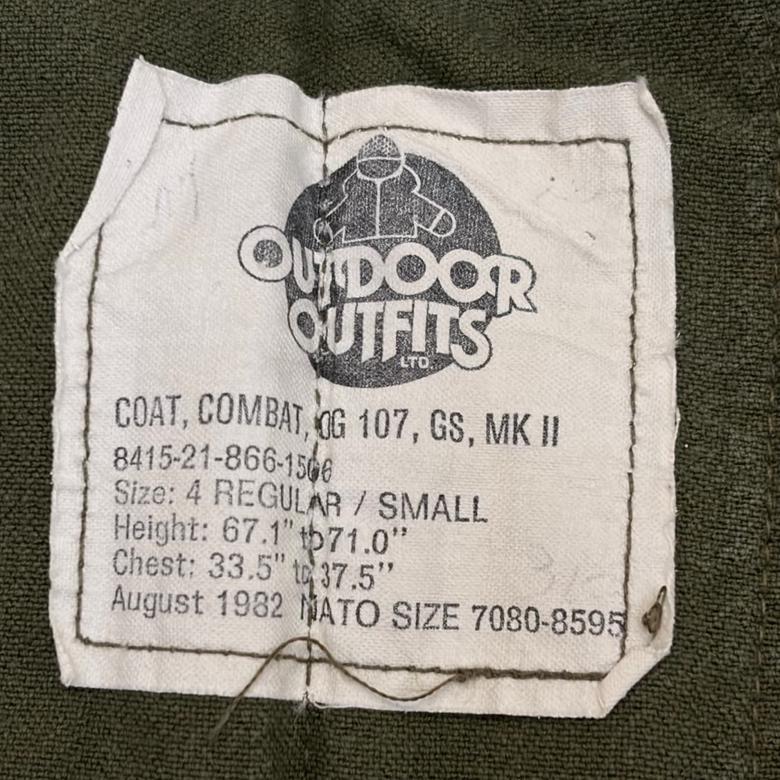 70s 캐나다 밀리터리 1세대 M65 필드자켓 상품이미지6